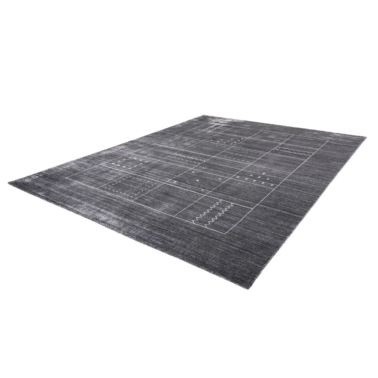 Nepal Teppich 350 x 250 cm - grau - Image 5