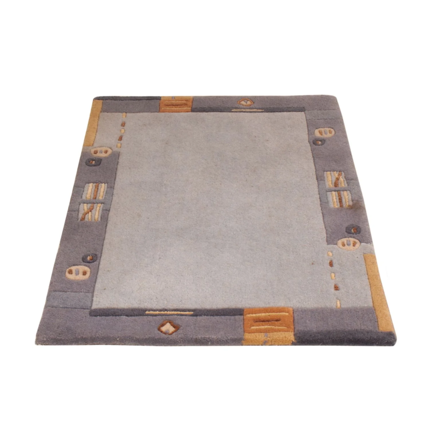 Nepal Teppich - 90 x 60 cm - grau - Image 4