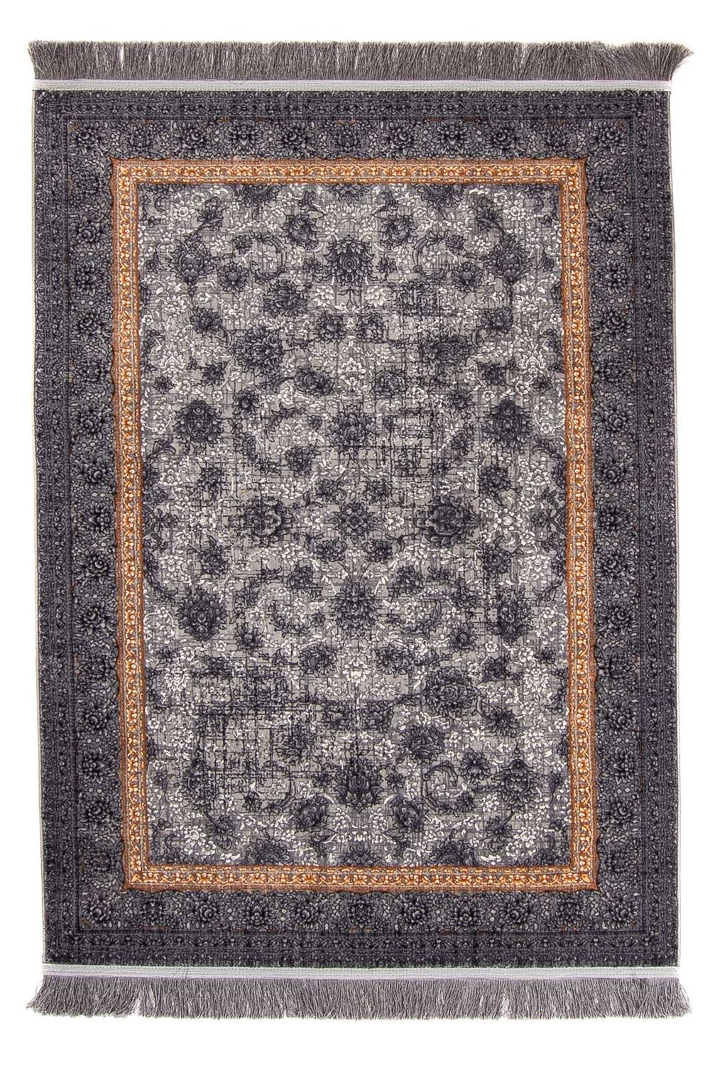 Orientalischer Webteppich - 150 x 100 cm - grau