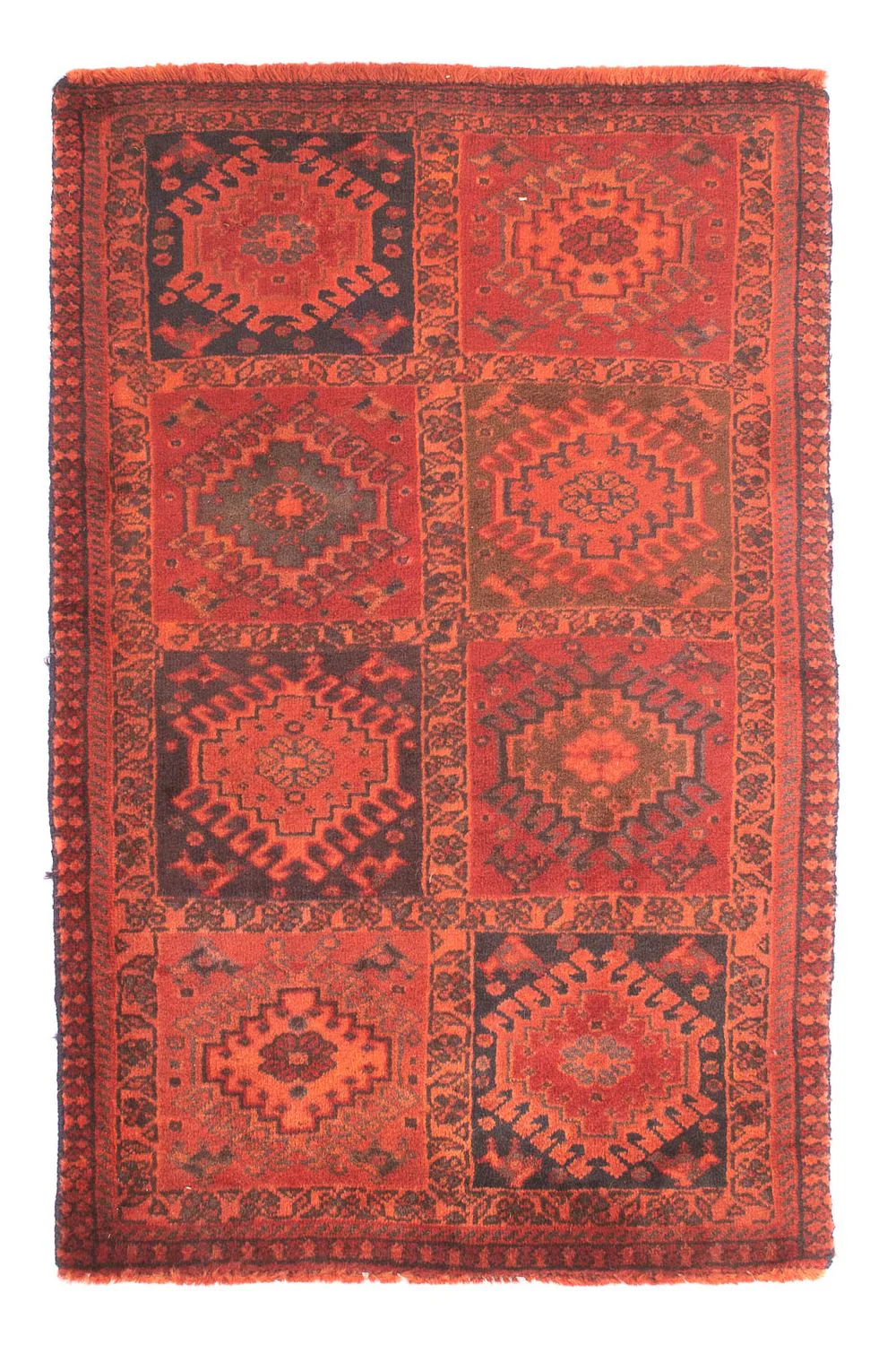Orientteppich 100 x 60 cm - dunkelrot