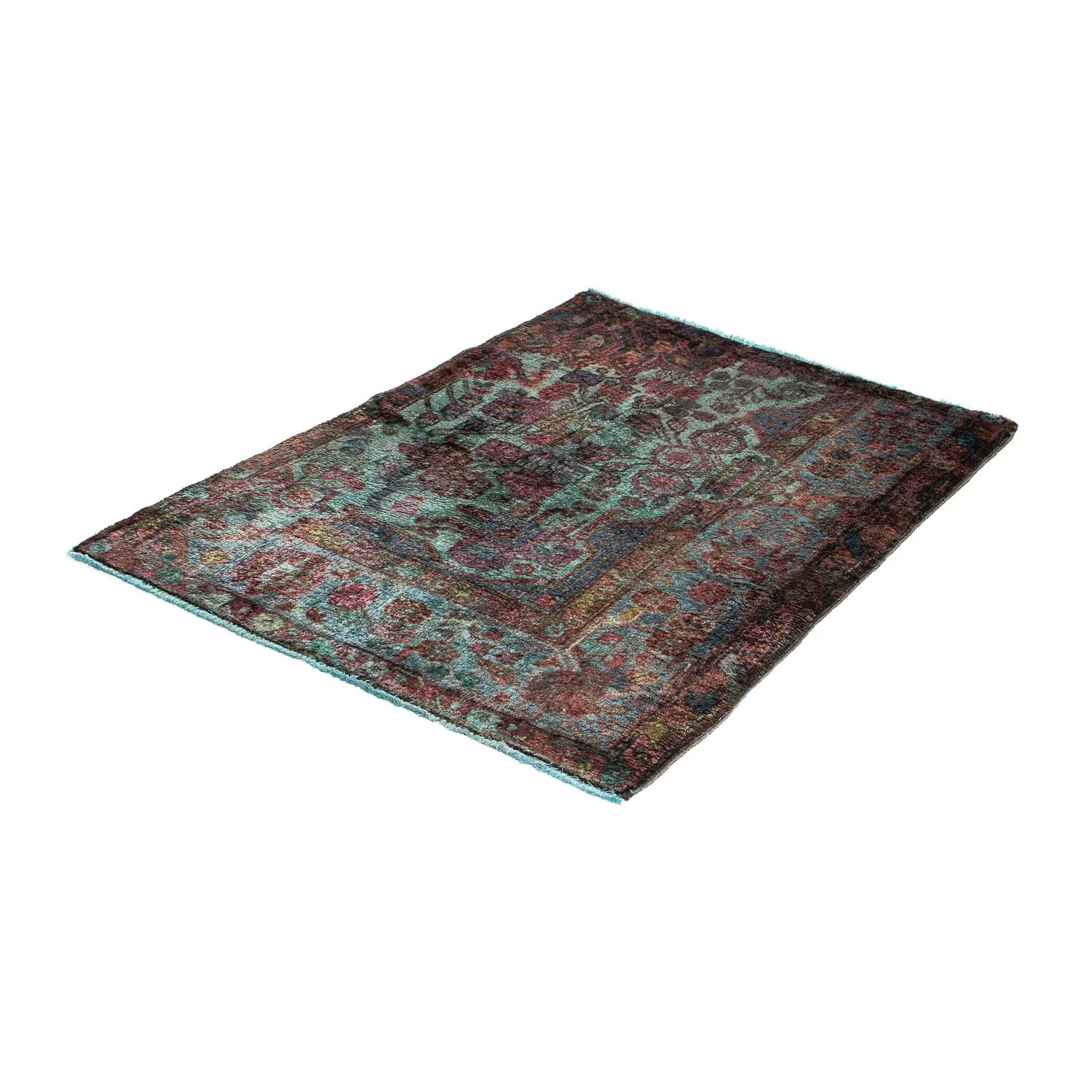 Orientteppich 111 x 80 cm - hellblau - Image 5