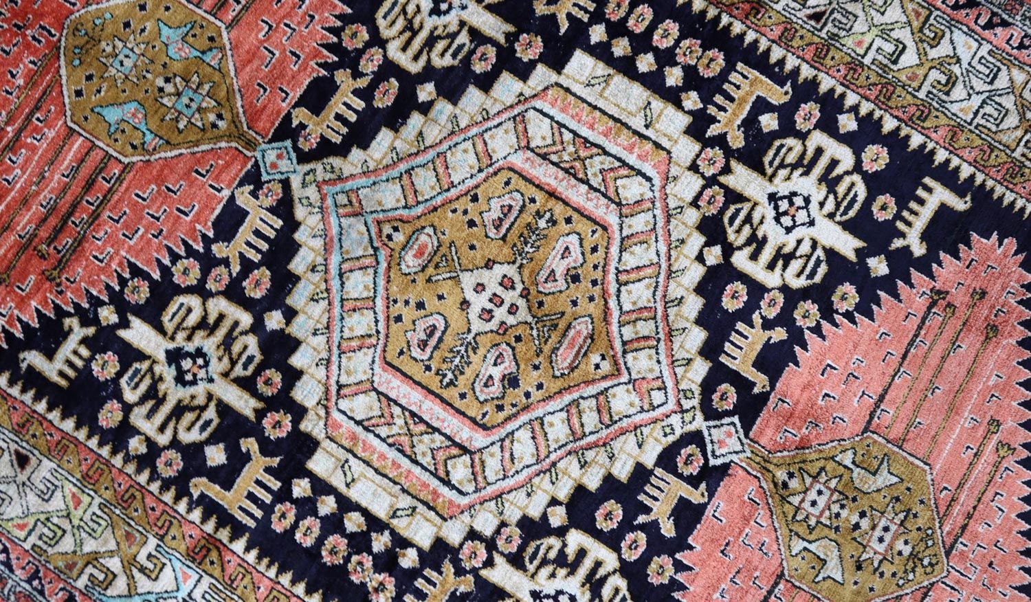 Orientteppich 130 x 84 cm - dunkelblau - Image 2