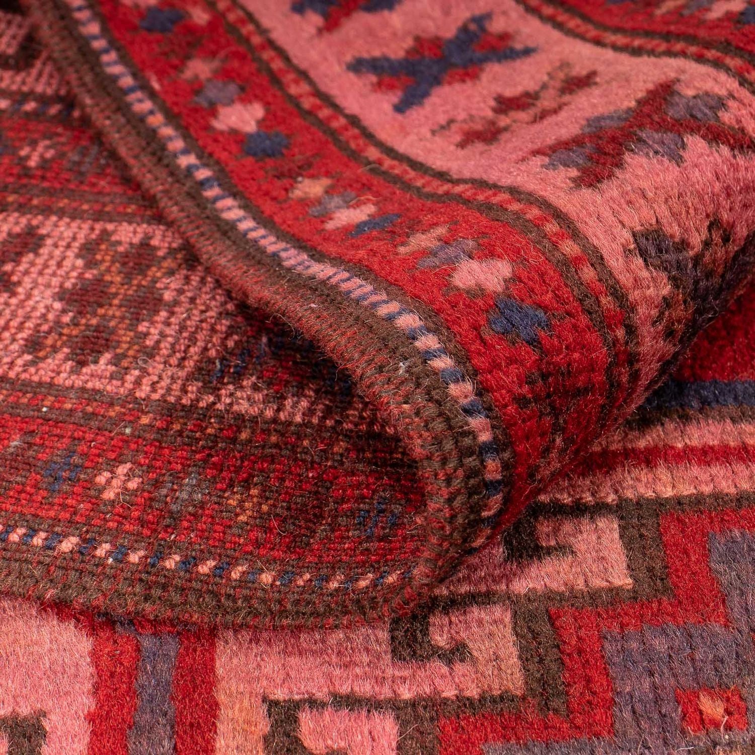 Orientteppich 131 x 104 cm - hellrot - Image 4