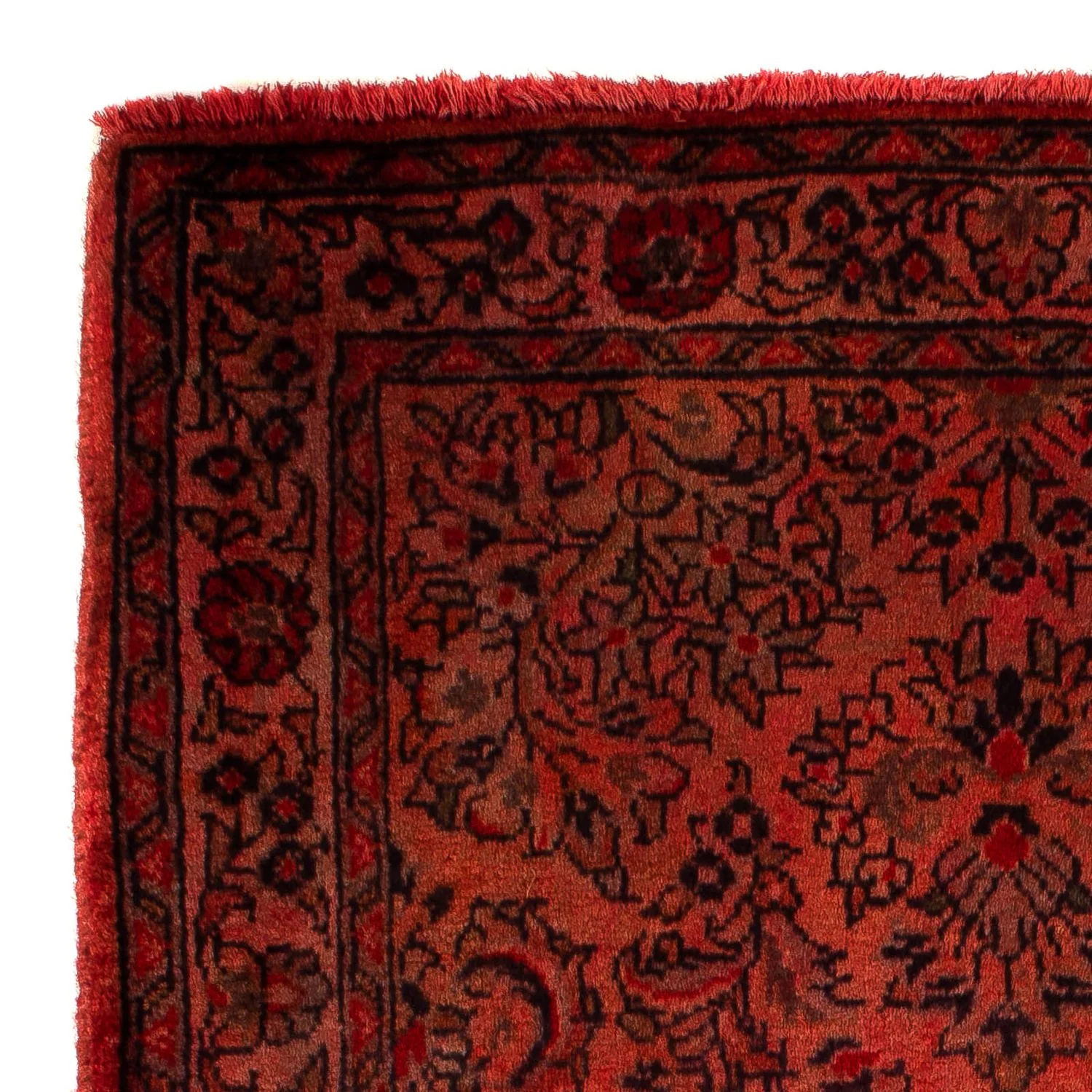 Orientteppich 132 x 68 cm - dunkelrot - Image 3