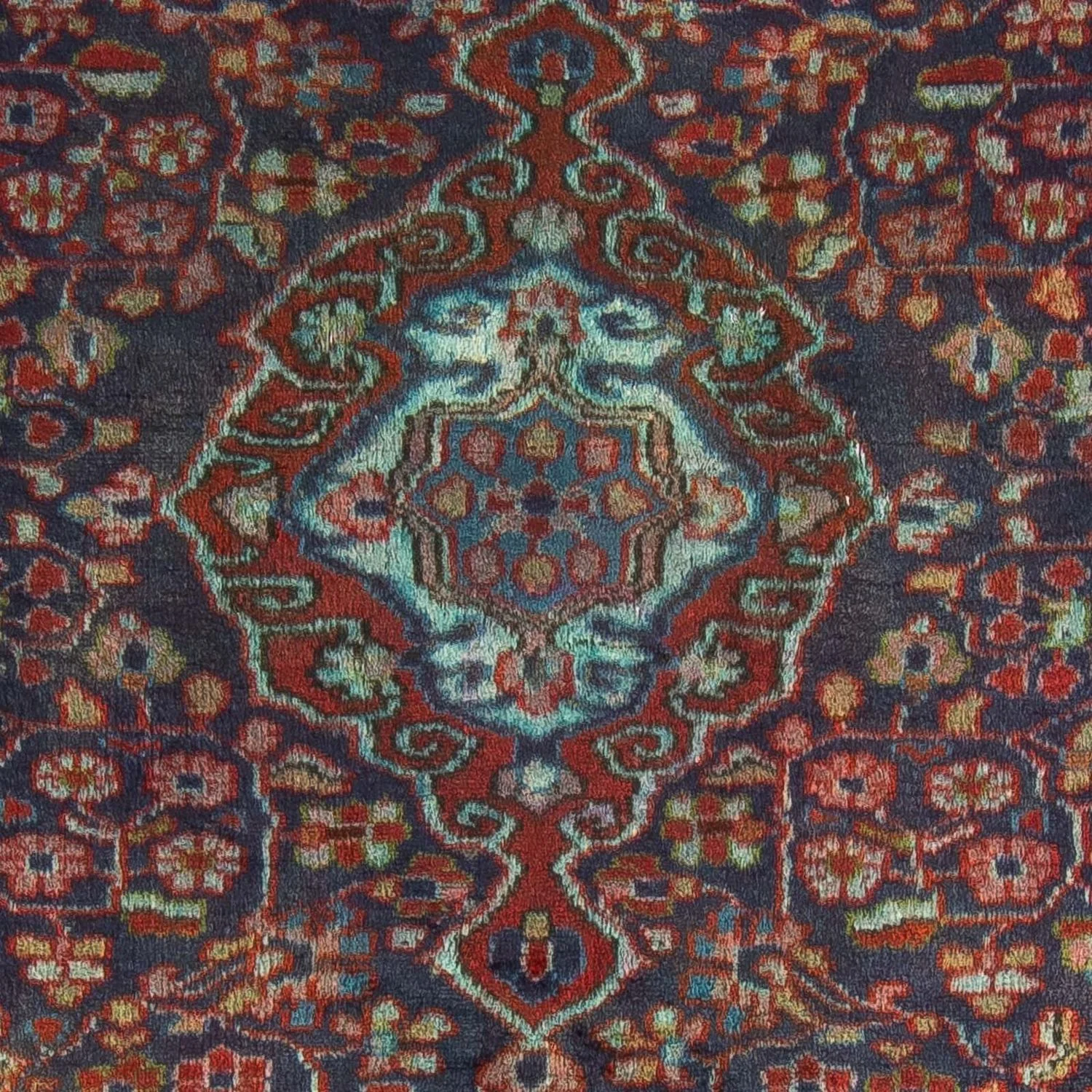 Orientteppich 137 x 103 cm - dunkelblau - Image 2