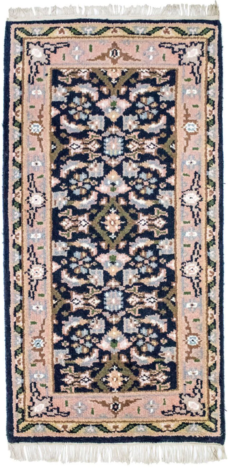 Orientteppich 160 x 90 cm - blau