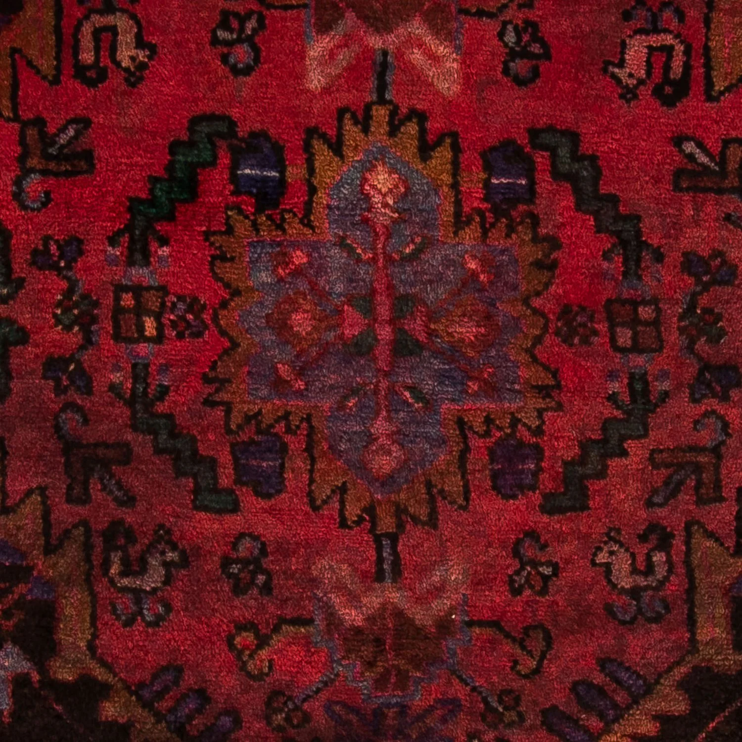 Orientteppich 175 x 115 cm - dunkelrot - Image 2