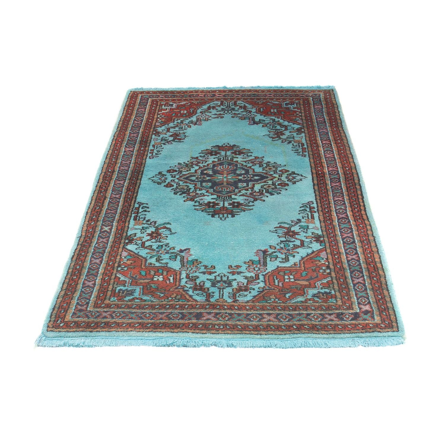Orientteppich 180 x 97 cm - hellblau - Image 5
