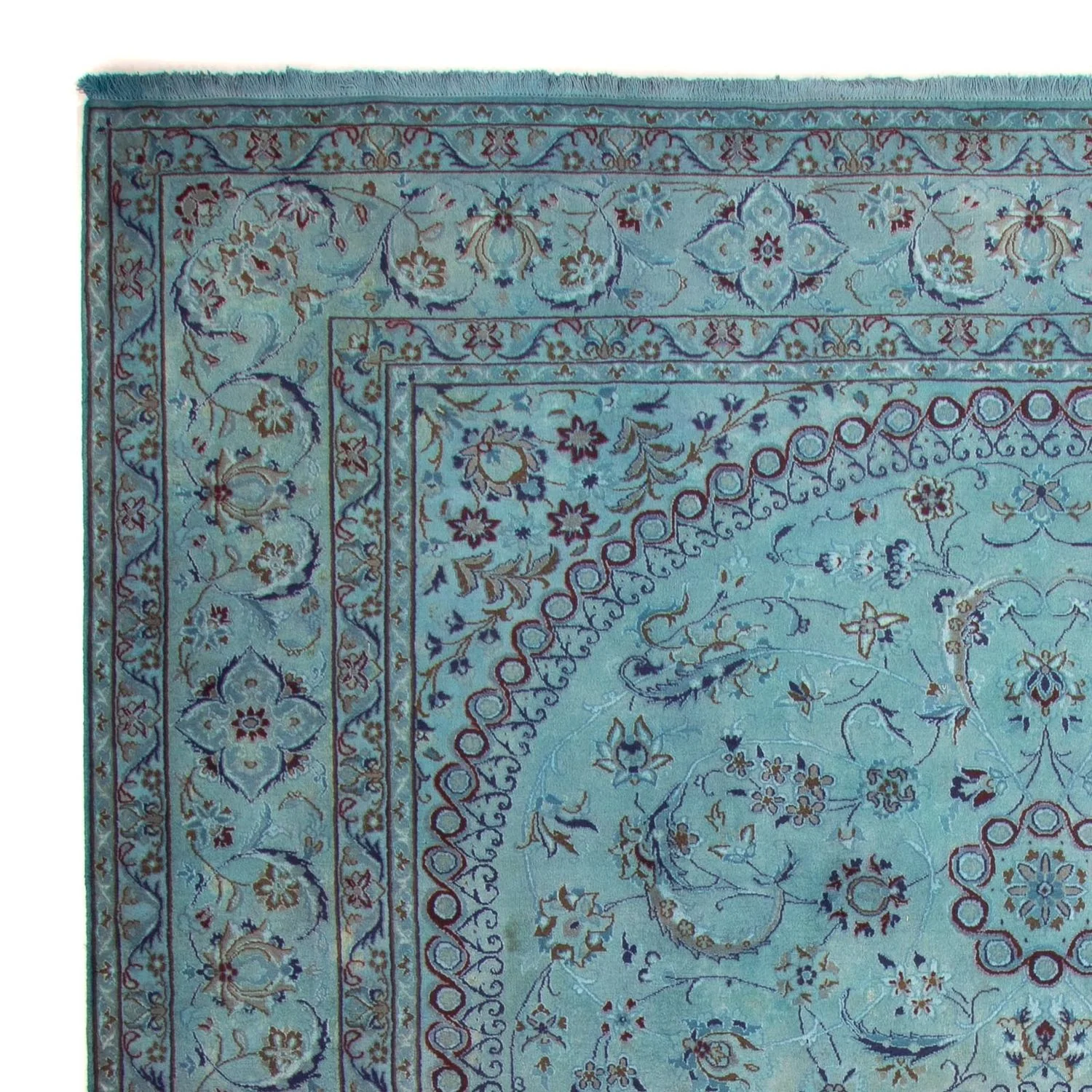 Orientteppich 350 x 250 cm - hellblau - Image 3