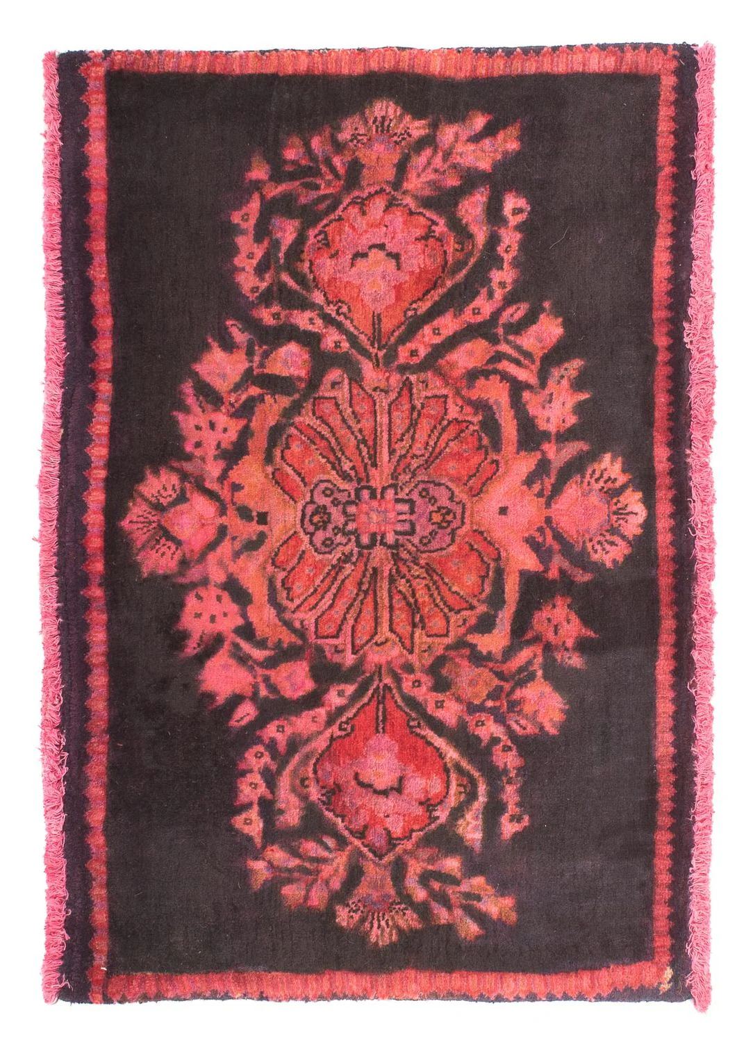 Orientteppich 86 x 55 cm - hellrot