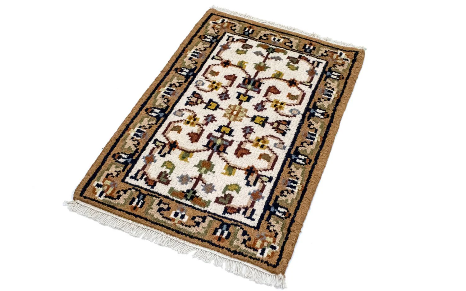 Orientteppich 90 x 60 cm - beige - Image 4