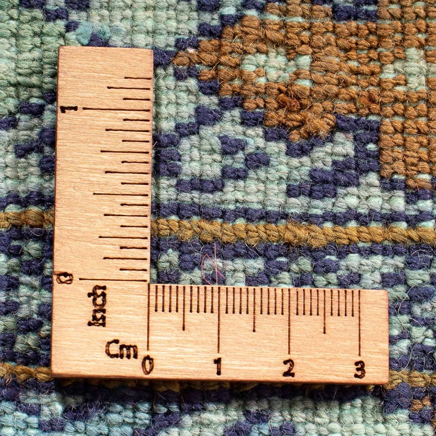 Orientteppich 92 x 64 cm - hellblau - Image 6