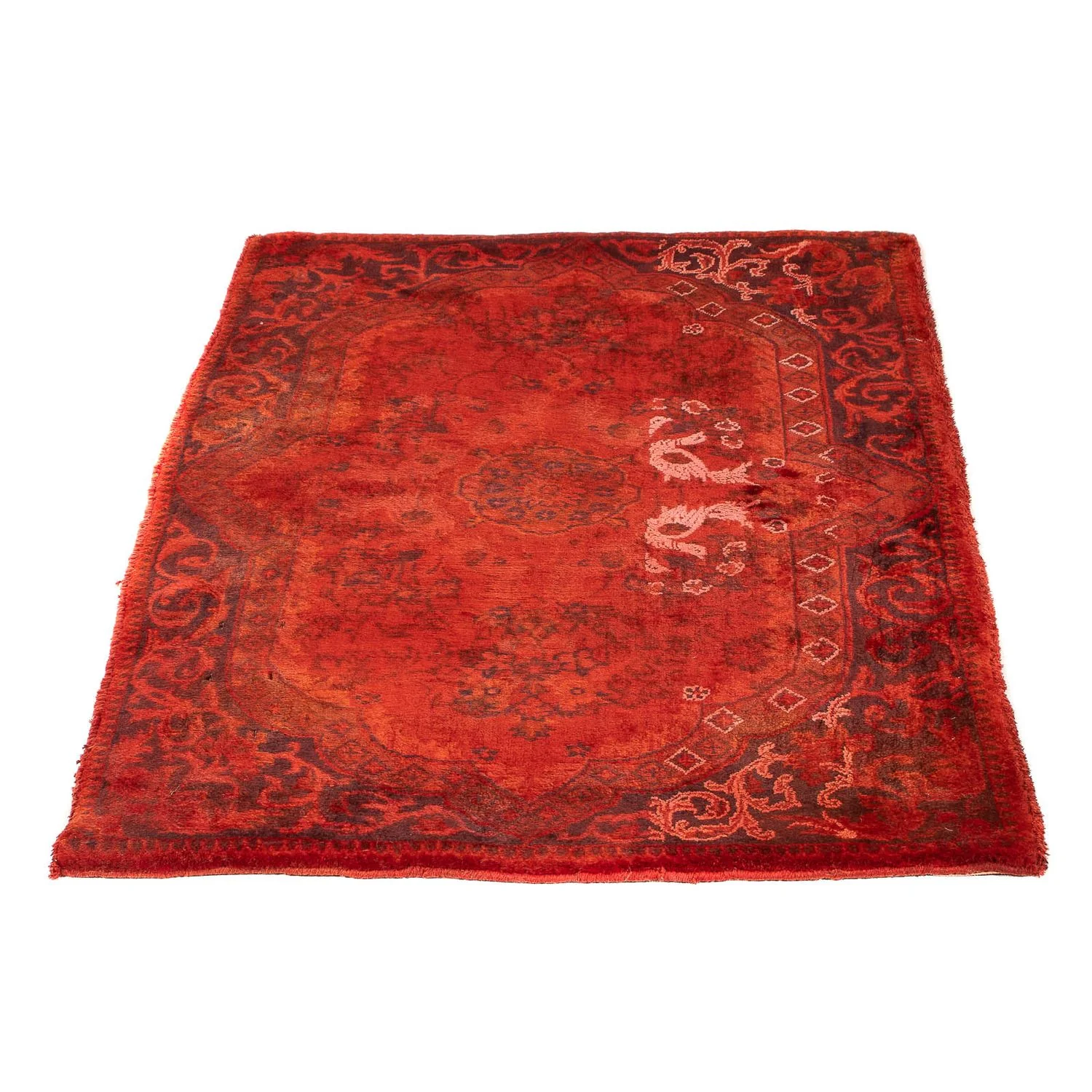 Orientteppich 93 x 60 cm - dunkelrot - Image 5