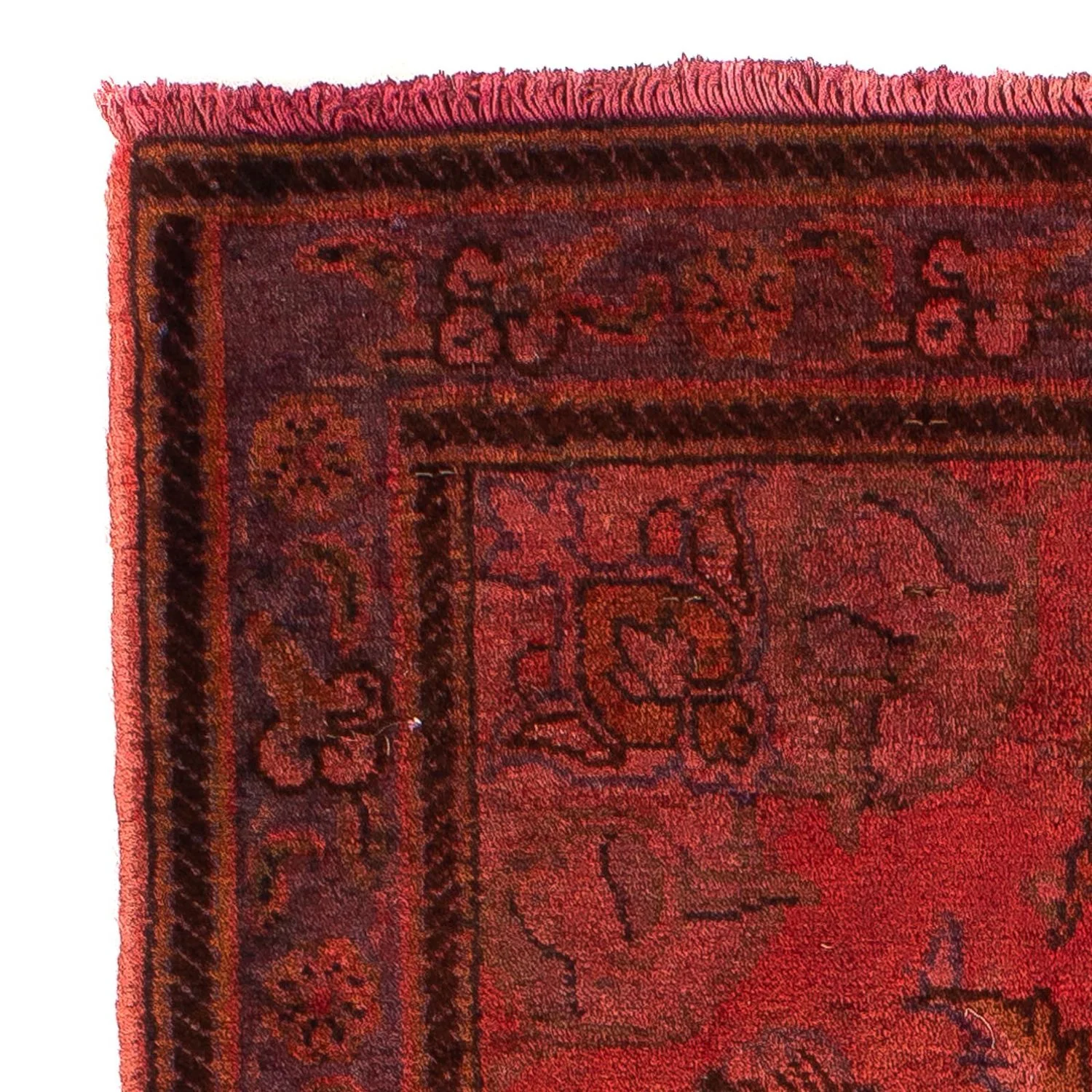 Orientteppich 96 x 65 cm - dunkelrot - Image 3
