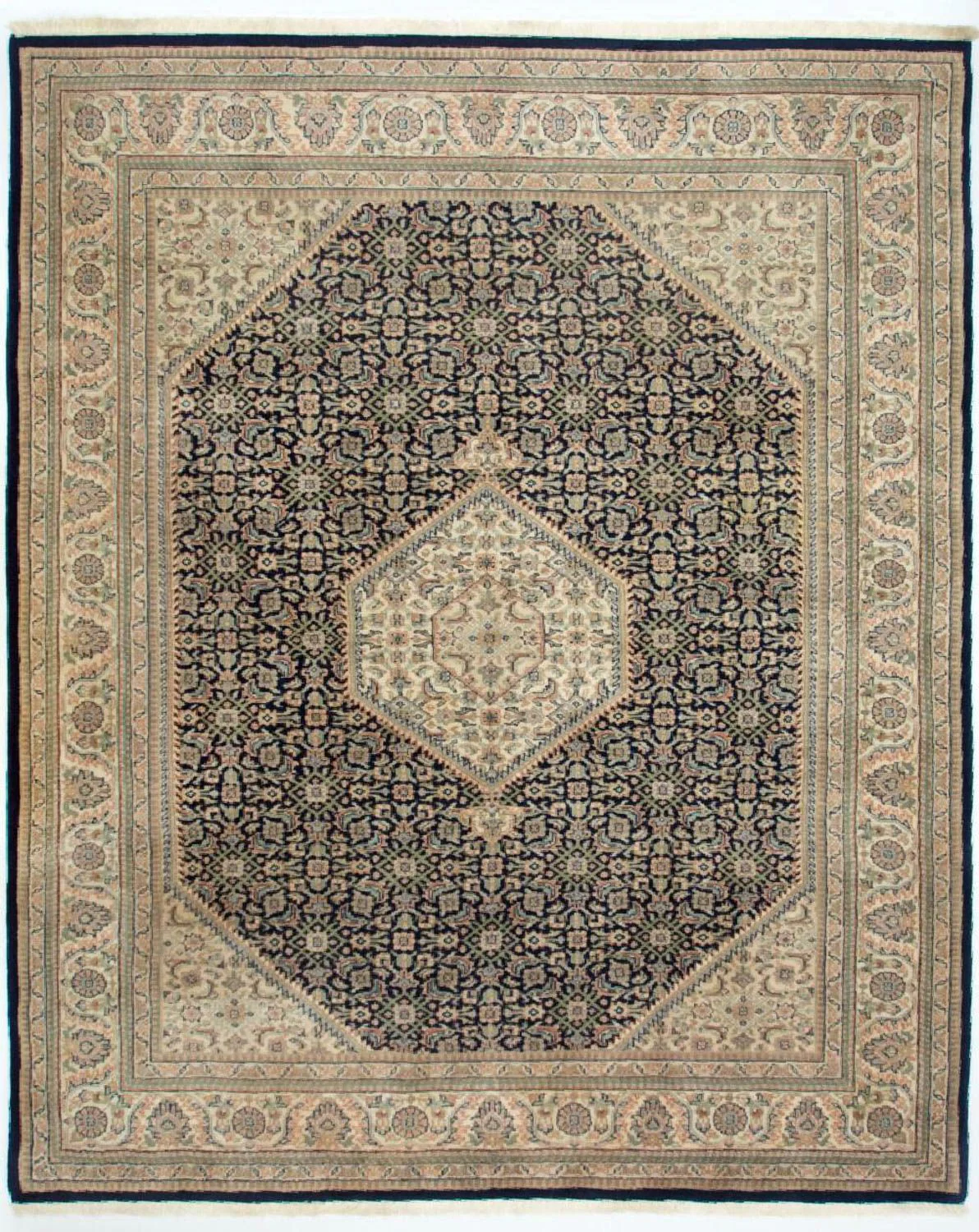 Orientteppich - Bidjar - Indus 248 x 196 cm - dunkelblau