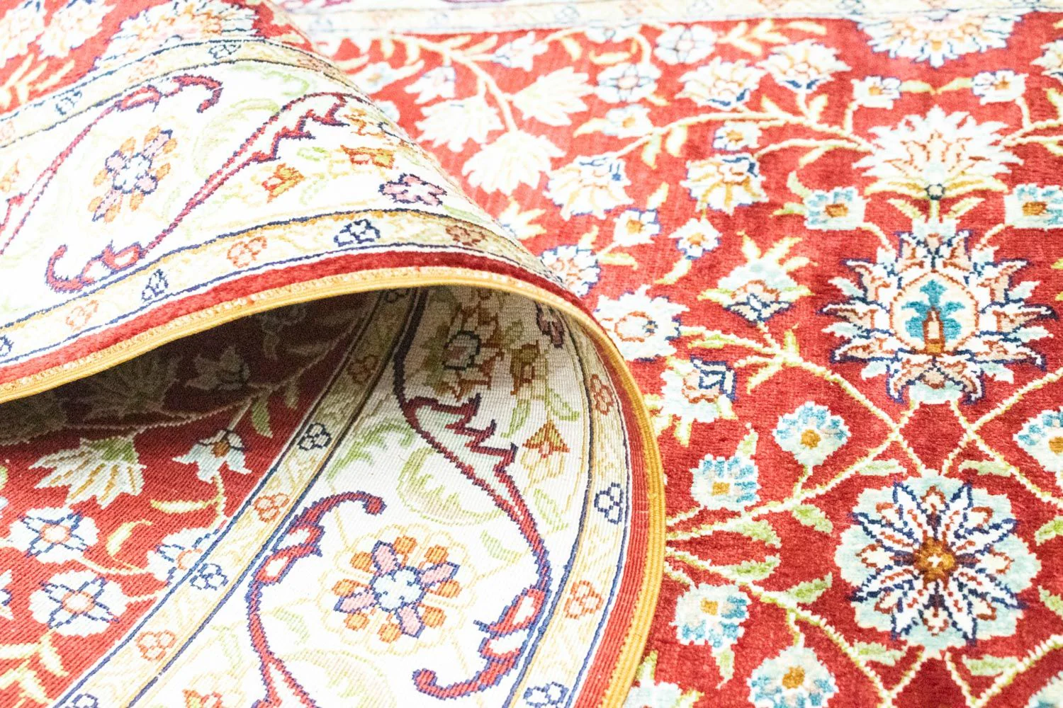 Orientteppich - Hereke 300 x 78 cm - rot - Image 4