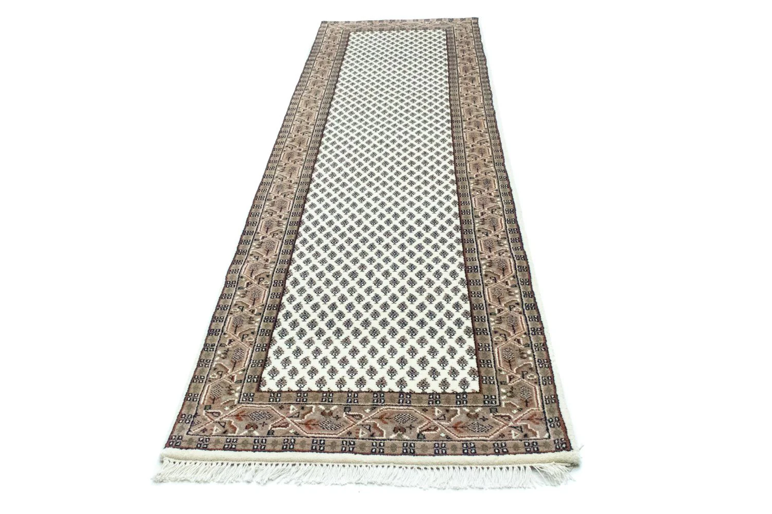 Orientteppich - Mir - Indus 302 x 82 cm - beige - Image 5