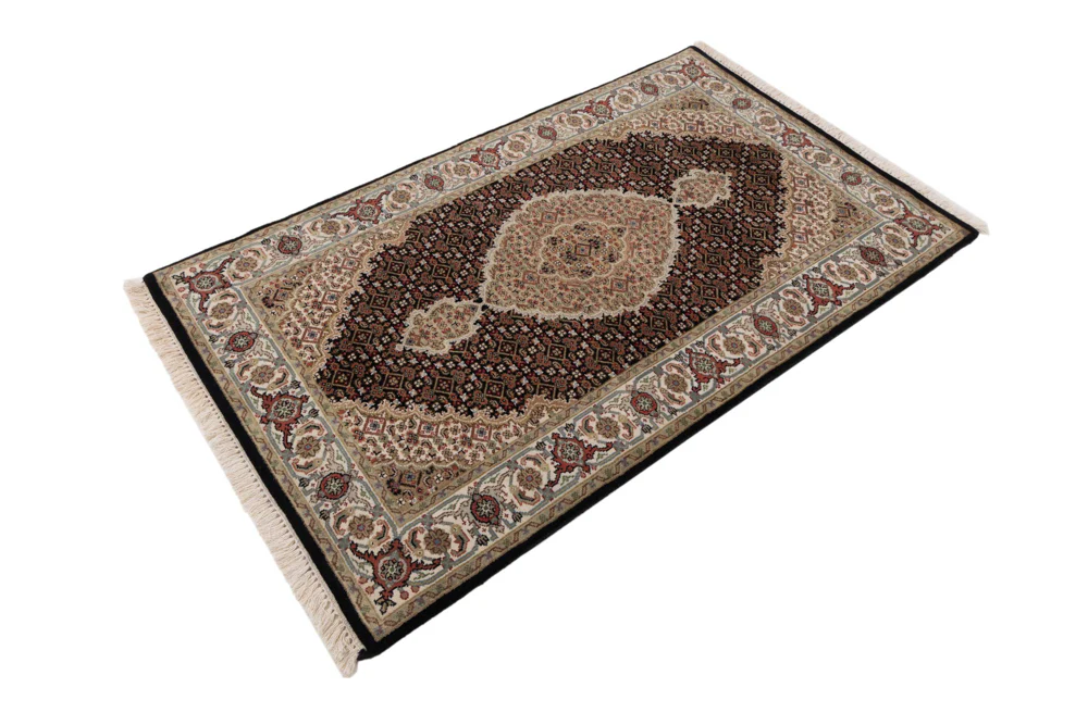 Orientteppich - Täbriz - 155 x 95 cm - dunkelbeige - Image 2