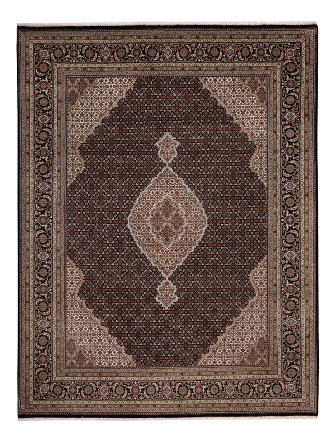 Indo Täbriz Teppich 259x203cm - Orientteppich