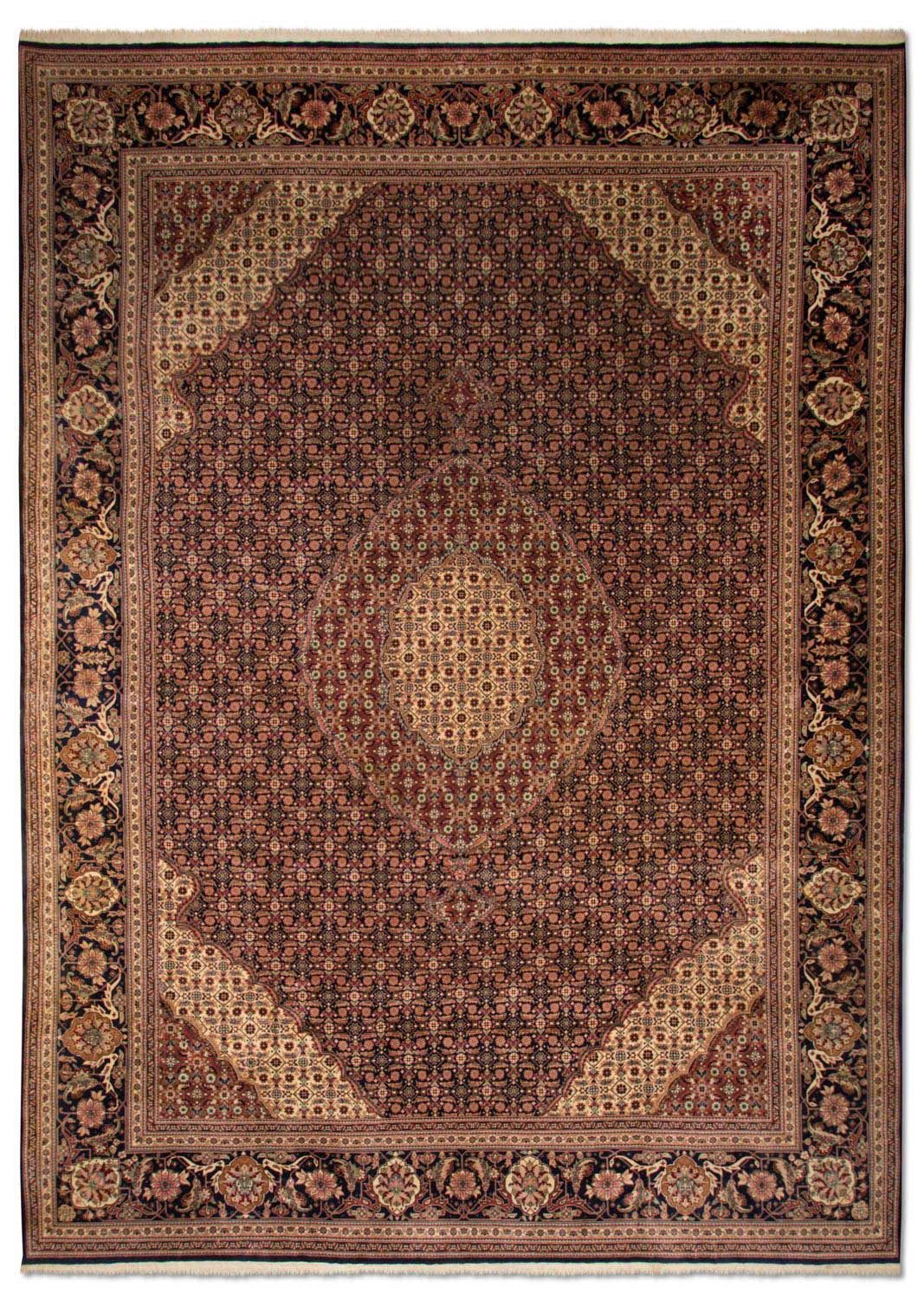 Orientteppich - Täbriz 353 x 252 cm - dunkelblau