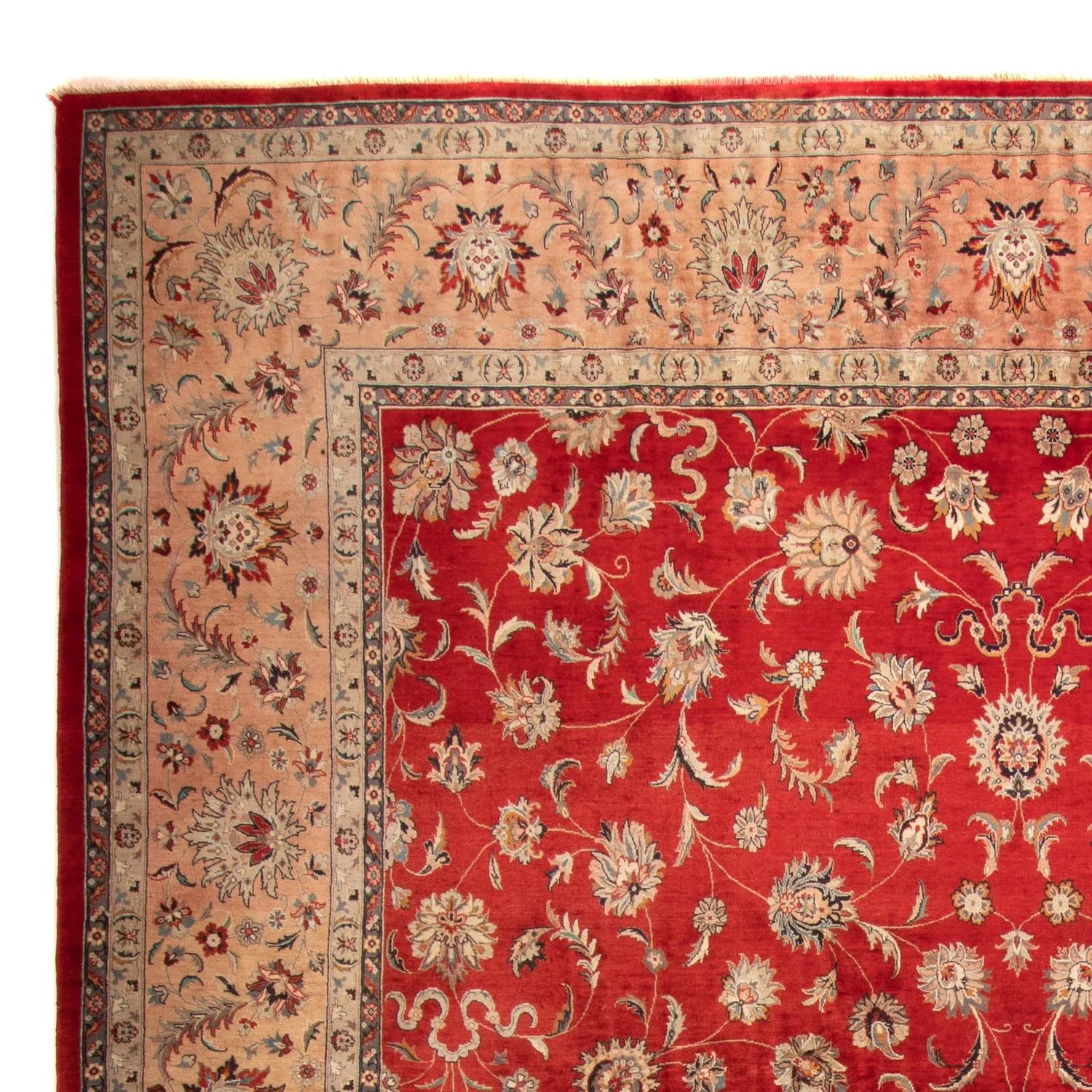 Orientteppich - Täbriz 363 x 280 cm - dunkelrot - Image 3
