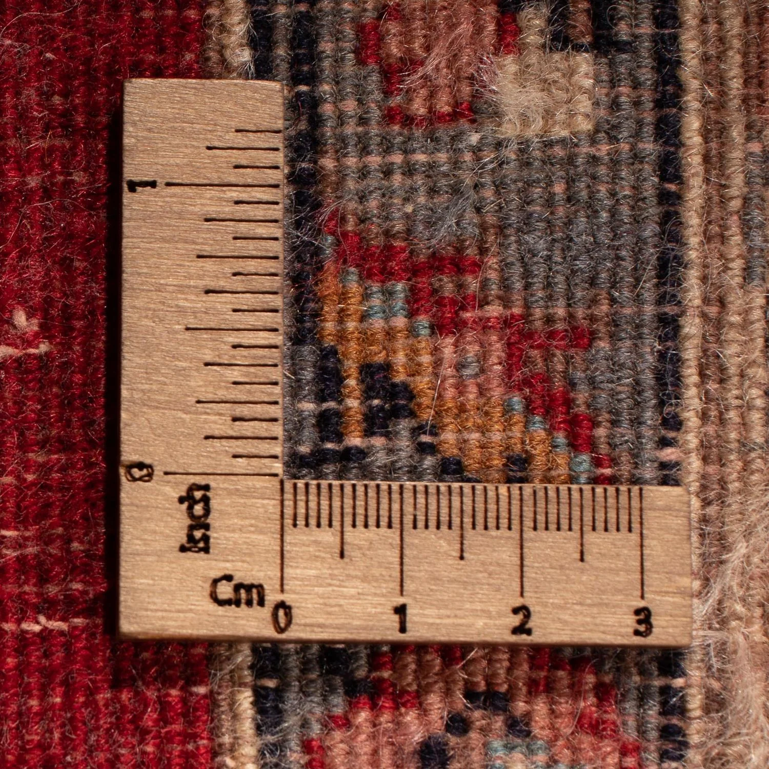 Orientteppich - Täbriz 363 x 280 cm - dunkelrot - Image 6
