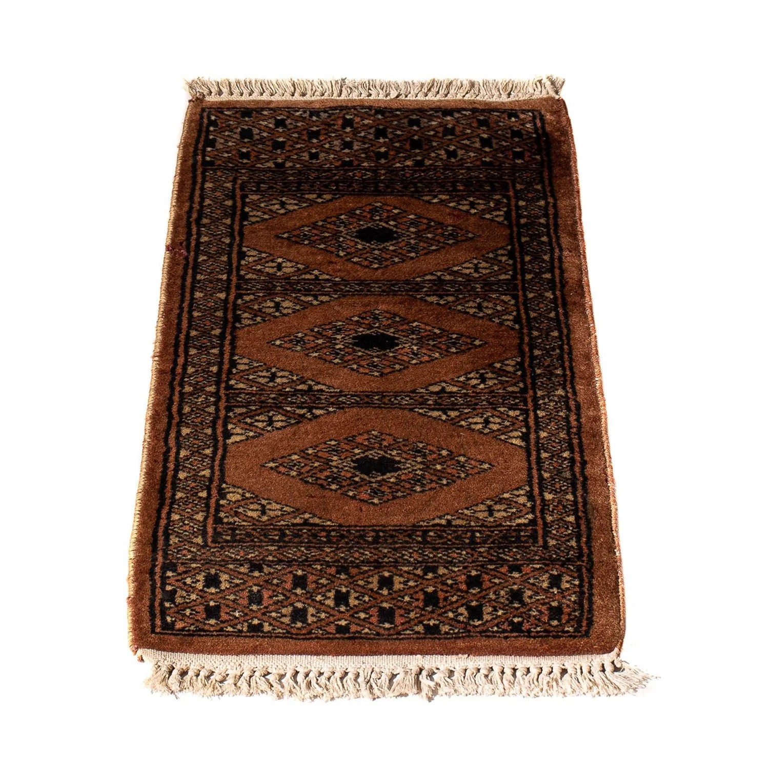 Pakistan Teppich 63 x 32 cm - dunkelrot - Image 5