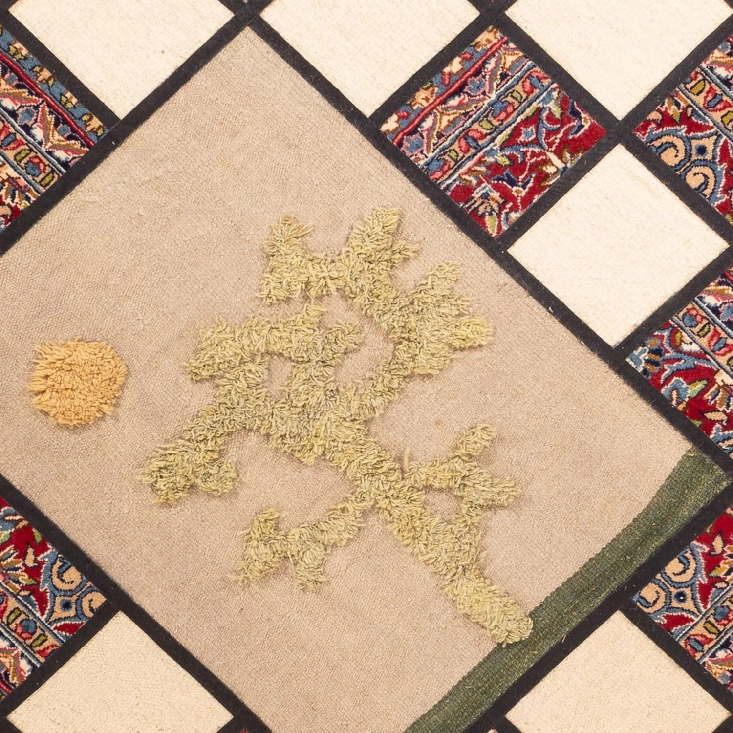 Patchwork Teppich - 200 x 135 cm - mehrfarbig - Image 2