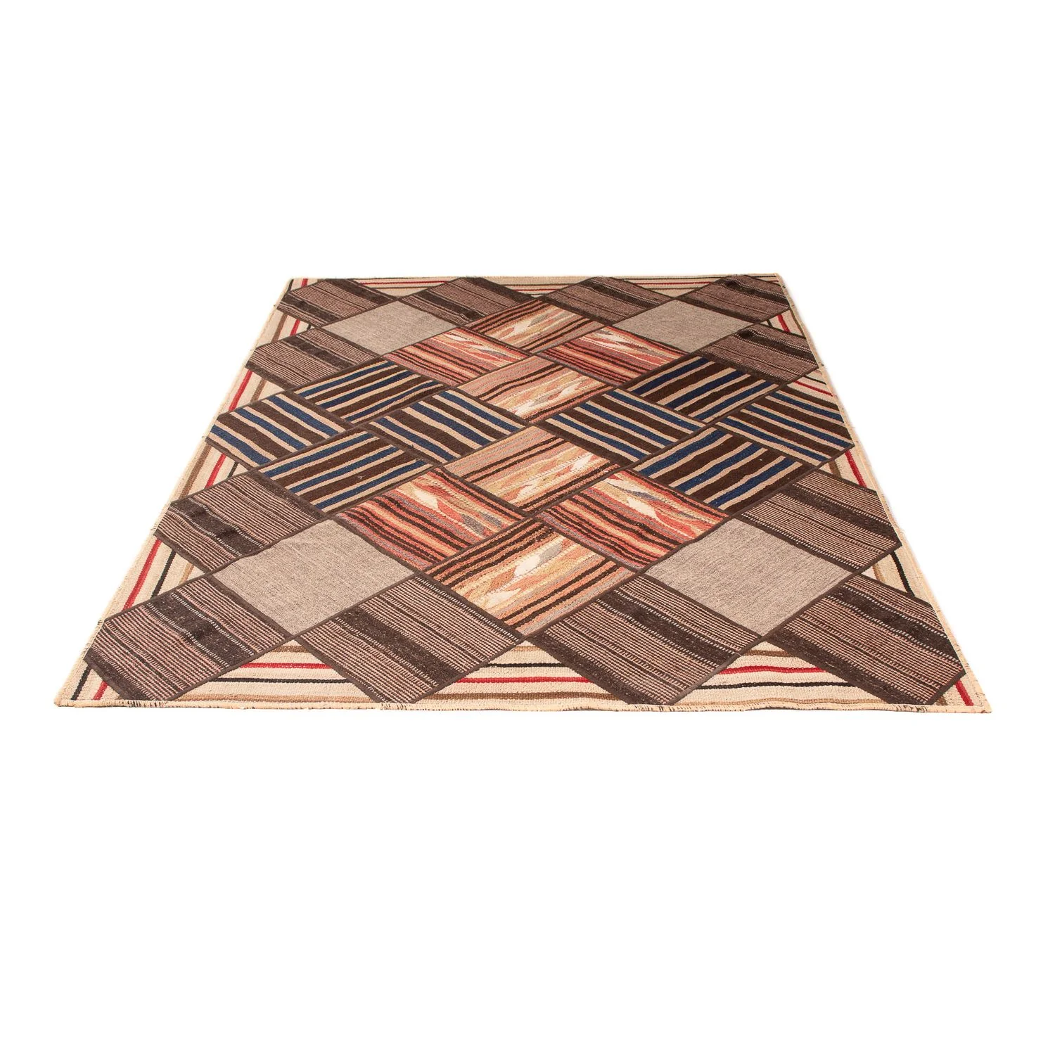 Patchwork Teppich 200 x 150 cm - mehrfarbig - Image 5