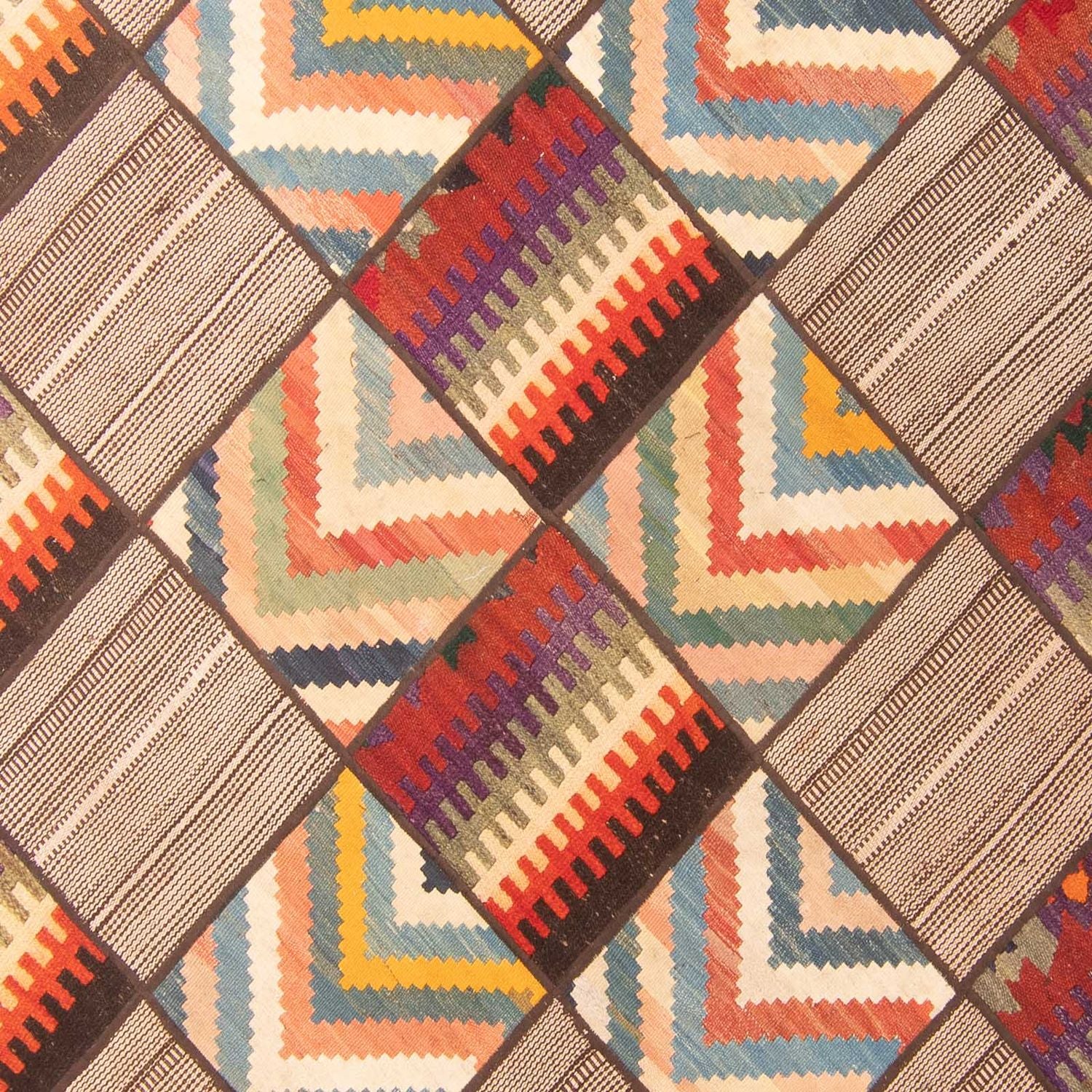 Patchwork Teppich 200 x 150 cm - mehrfarbig - Image 2