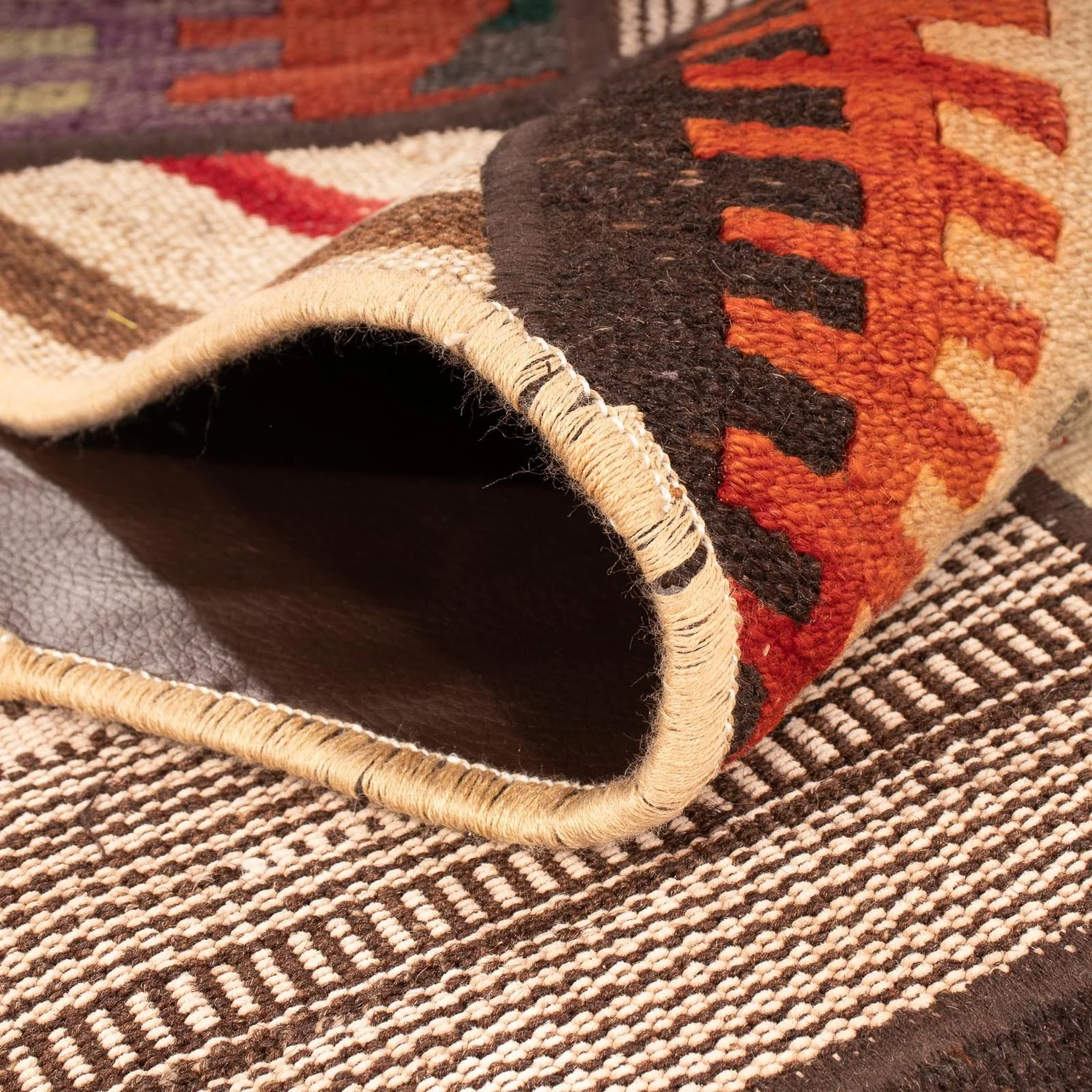 Patchwork Teppich 200 x 150 cm - mehrfarbig - Image 4