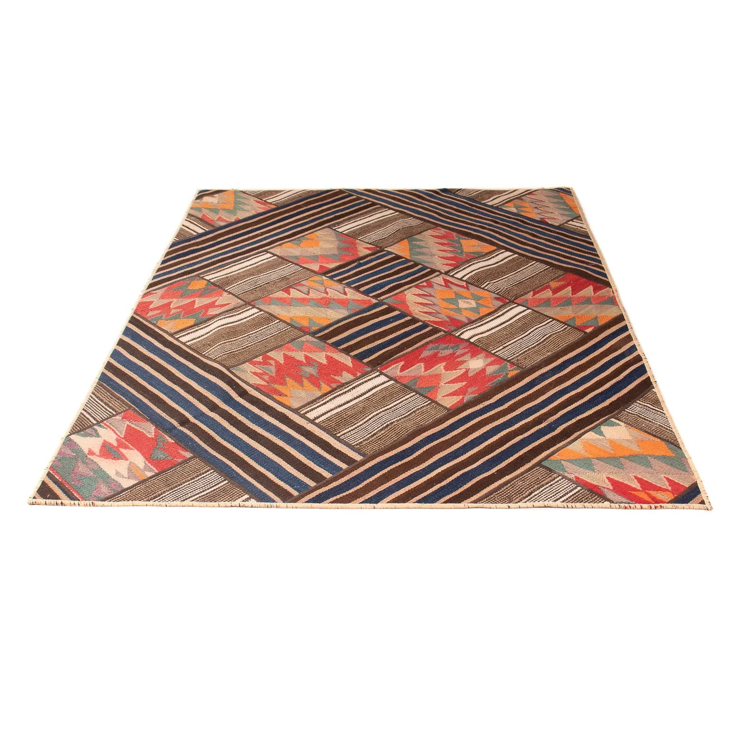 Patchwork Teppich 200 x 150 cm - mehrfarbig - Image 5