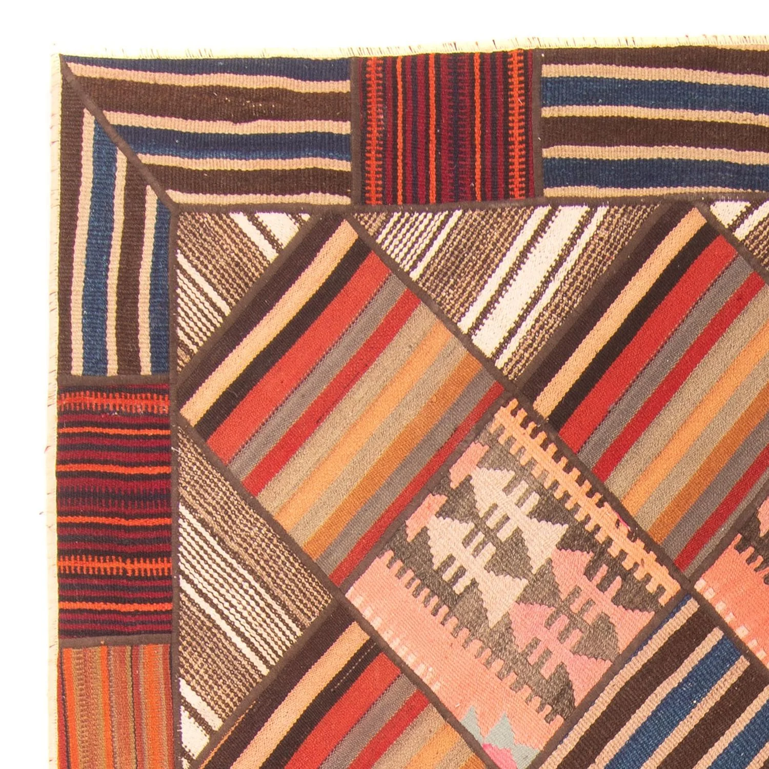 Patchwork Teppich 200 x 150 cm - mehrfarbig - Image 3