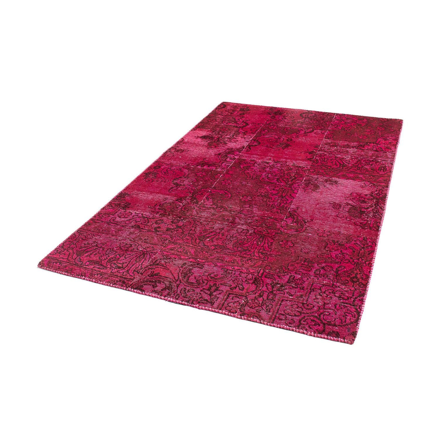 Patchwork Teppich 202 x 127 cm - mehrfarbig - Image 5