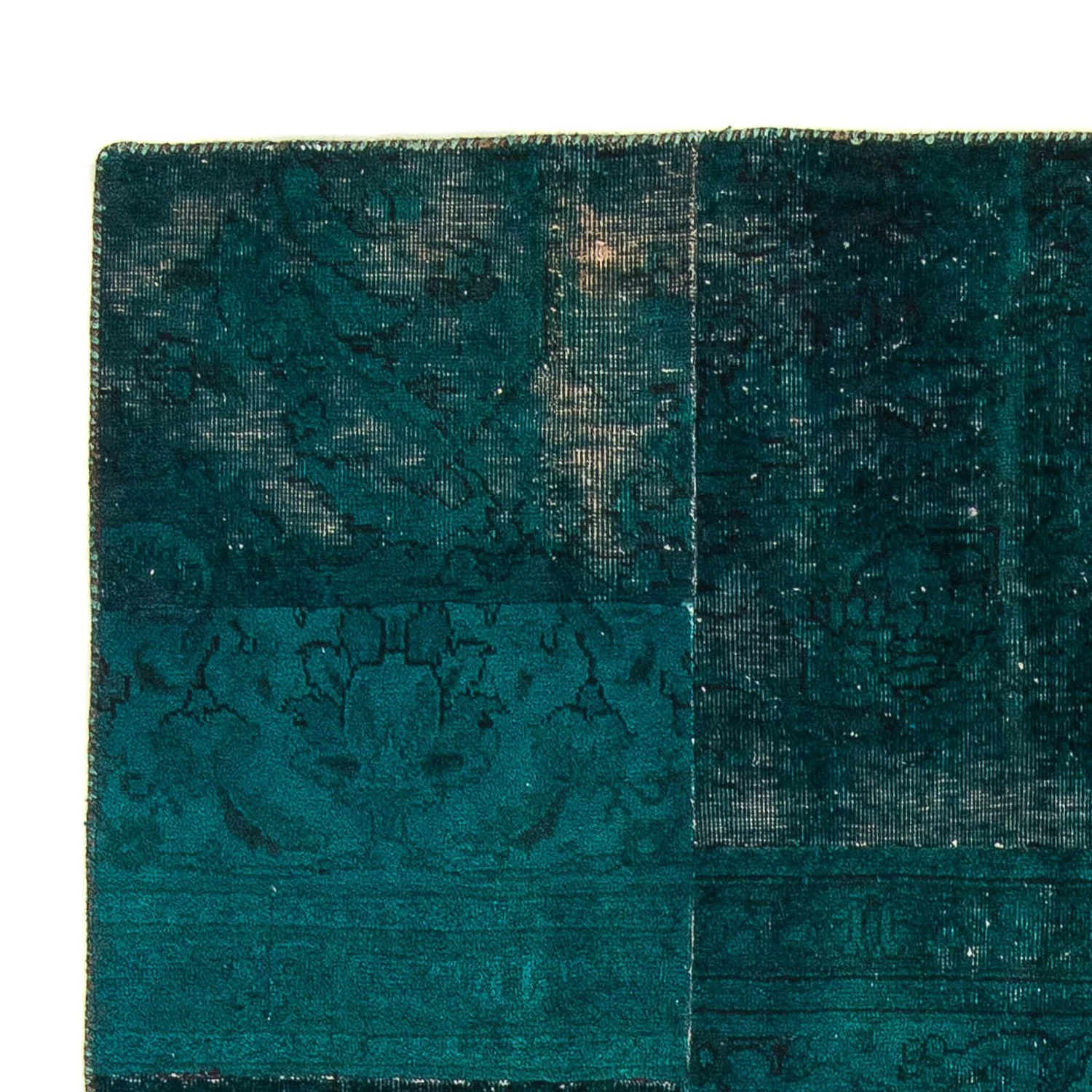 Patchwork Teppich 205 x 131 cm - mehrfarbig - Image 3