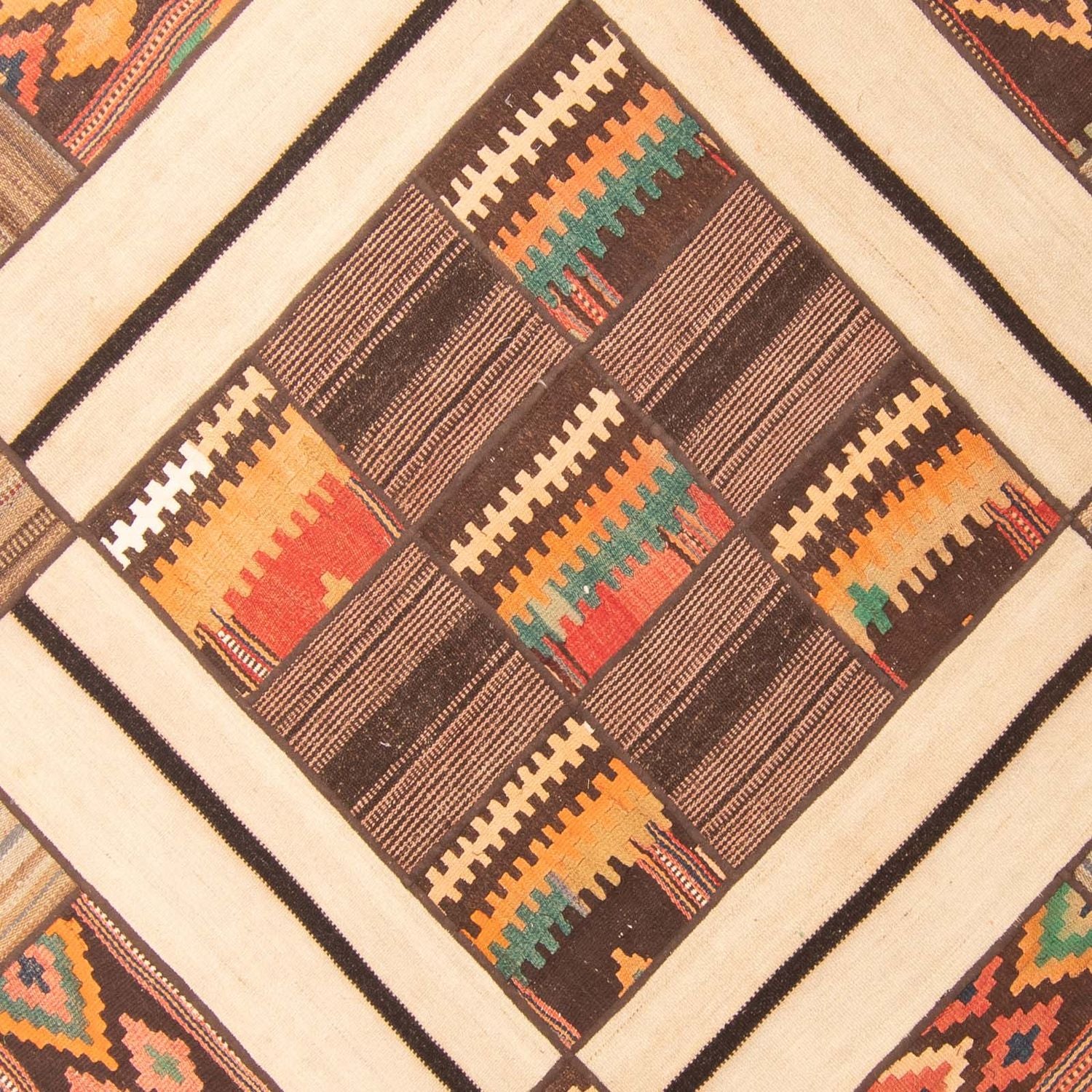 Patchwork Teppich 230 x 160 cm - mehrfarbig - Image 2