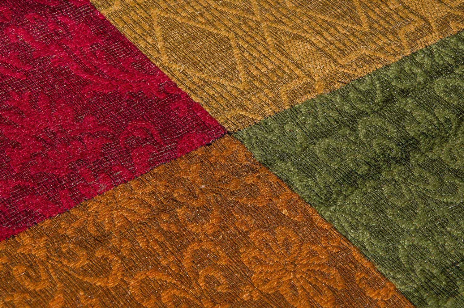 Patchwork Teppich 340 x 240 cm Wohnzimmer Teppich - Image 3