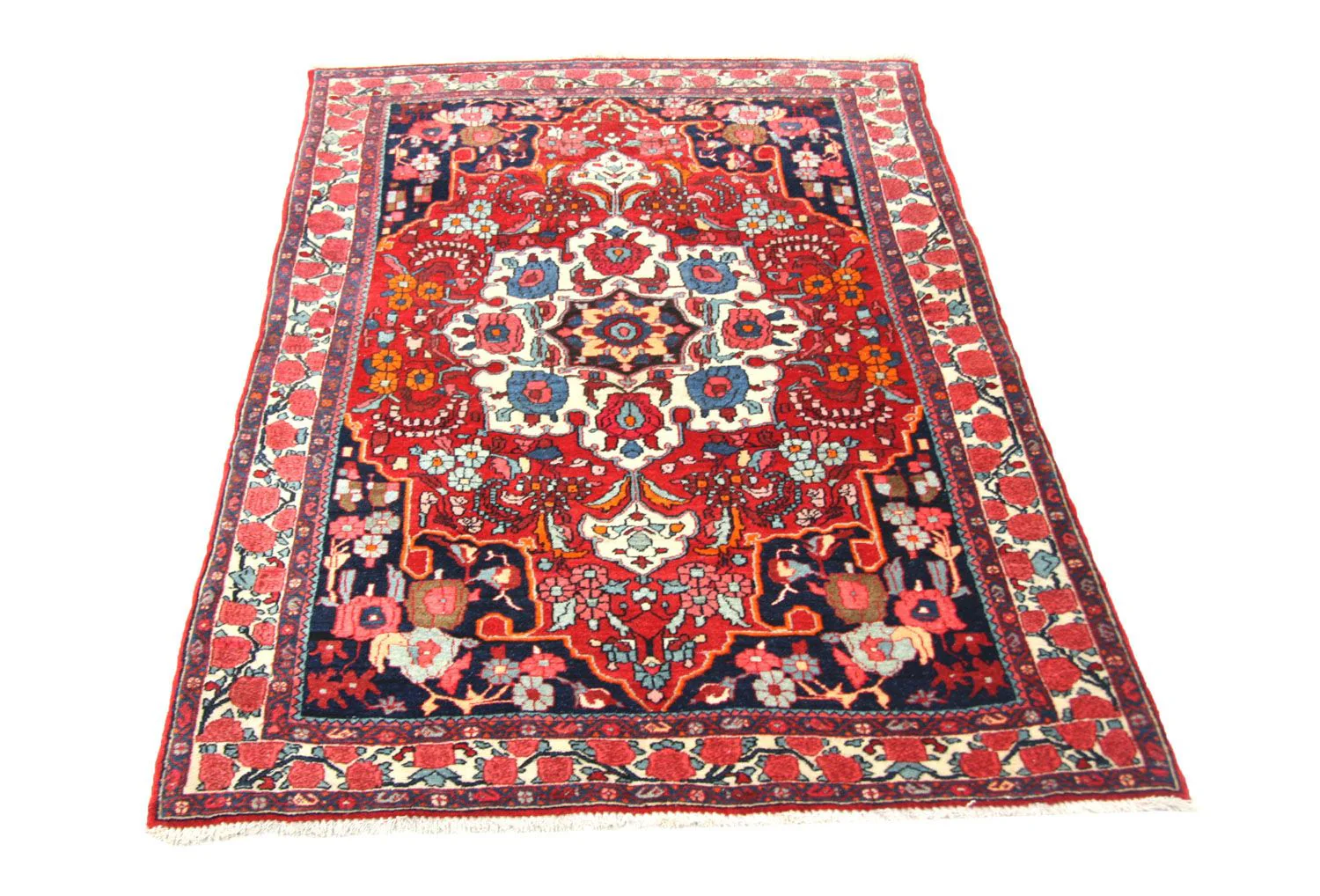 Perserteppich - Bidjar 160 x 110 cm - rot