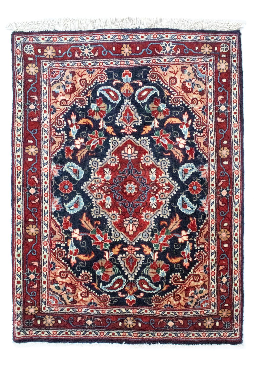 Perserteppich - Bidjar 90 x 70 cm - blau
