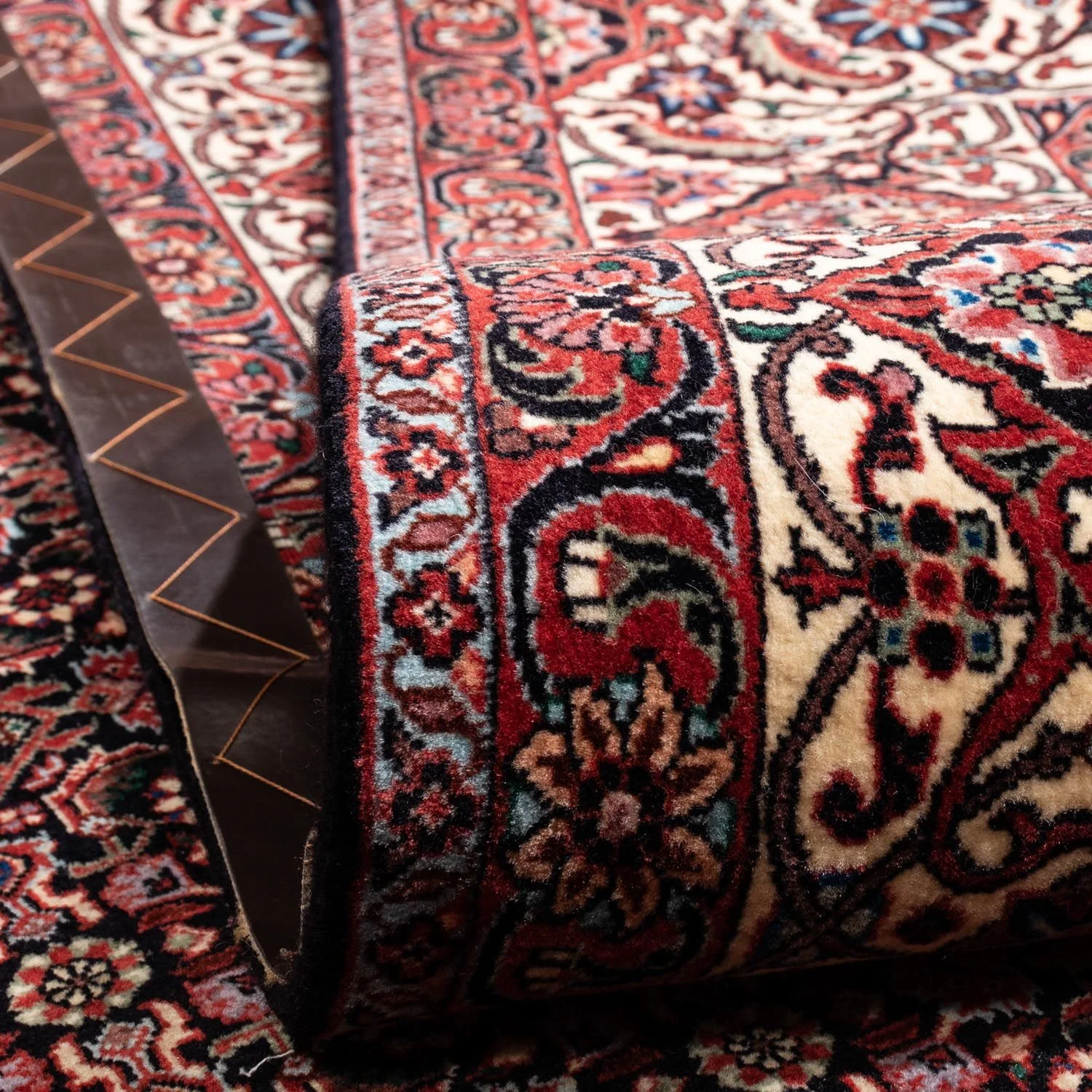 Perserteppich - Bidjar - Royal 346 x 250 cm - dunkelrot - Image 4