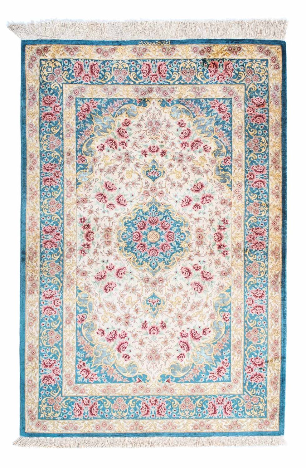 Ghom Teppich 123x77cm - Perserteppich