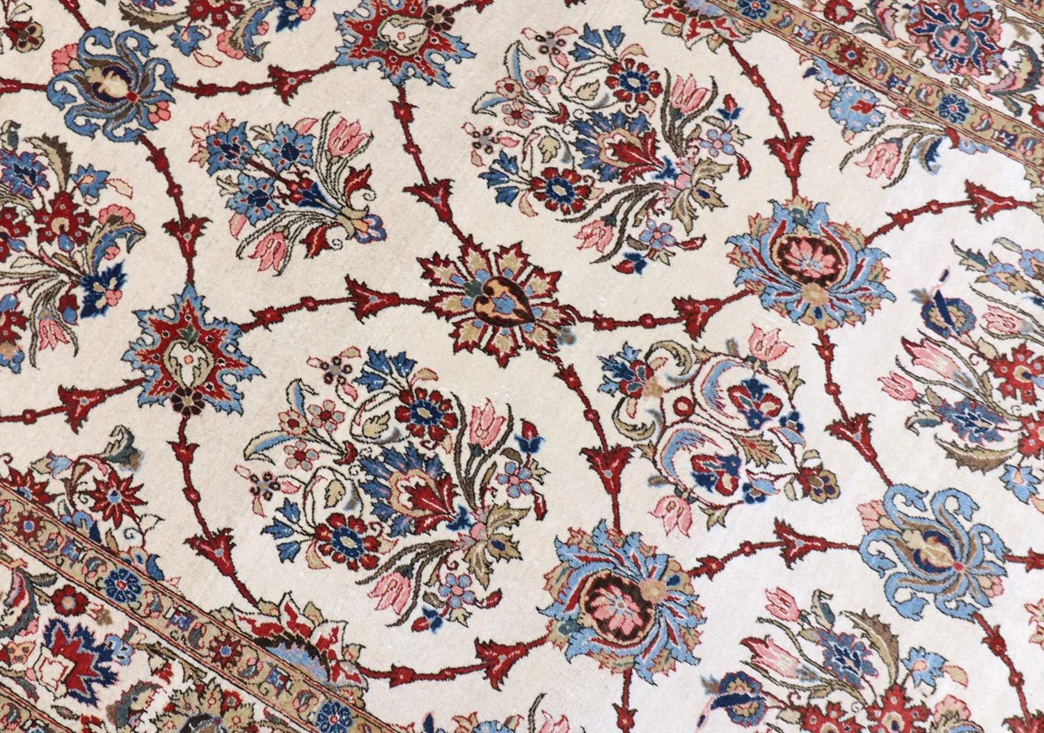 Perserteppich - Ghom 204 x 135 cm - beige - Image 2