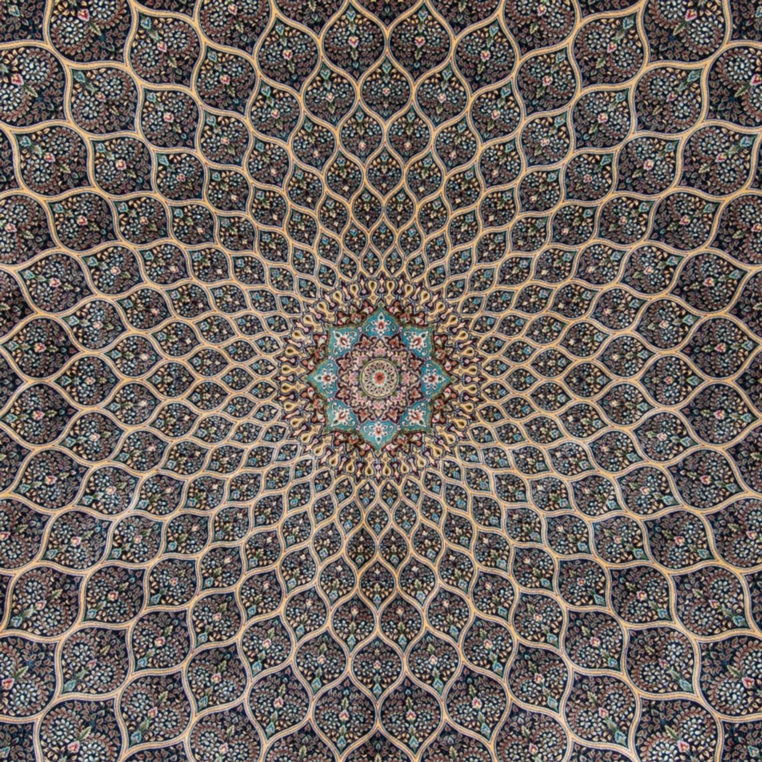 Perserteppich - Ghom - 300 x 200 cm - dunkelblau - Image 2
