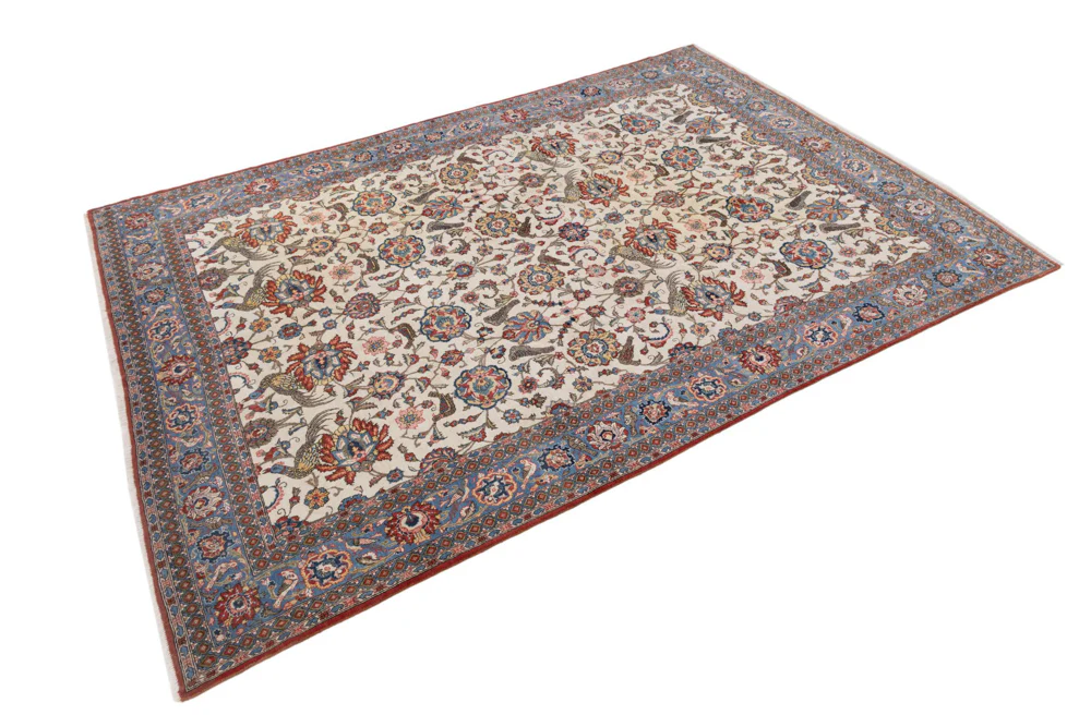 Perserteppich - Ghom - 330 x 220 cm - sand - Image 2