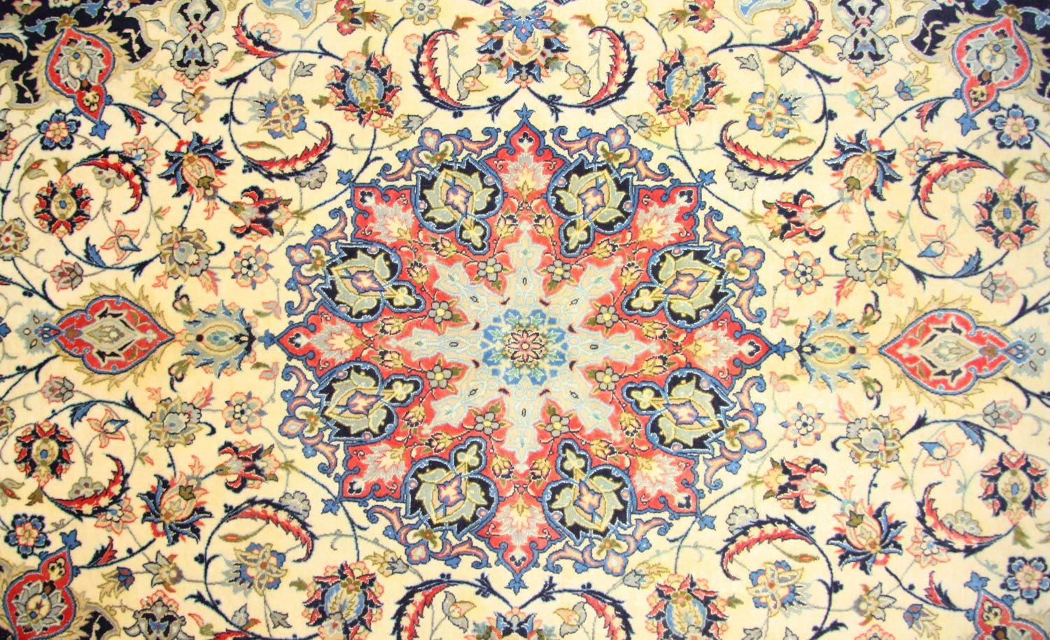 Perserteppich - Isfahan - Premium 243 x 153 cm - beige - Image 2