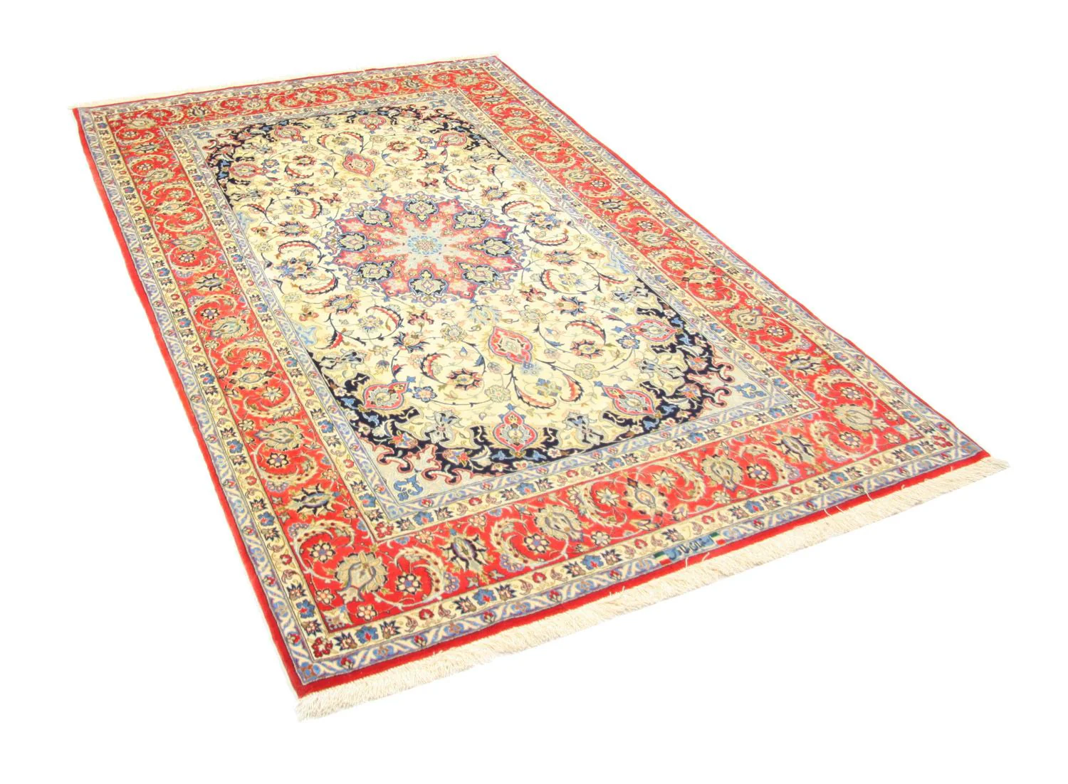 Perserteppich - Isfahan - Premium 243 x 153 cm - beige - Image 4