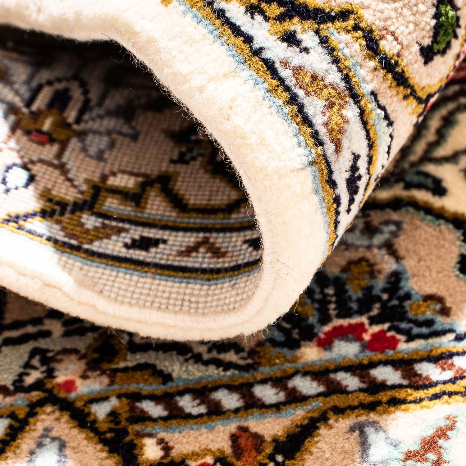 Perserteppich - Keshan 100 x 69 cm - beige - Image 4