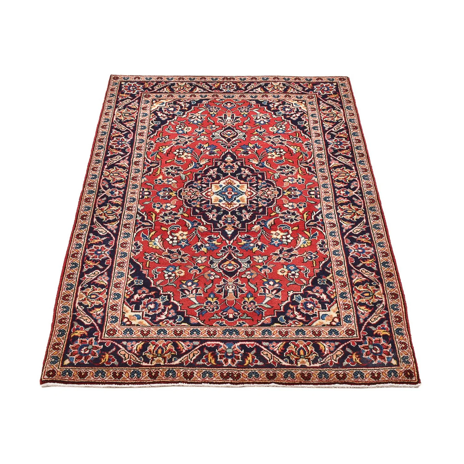 Perserteppich - Keshan - 148 x 98 cm - rot - Image 5