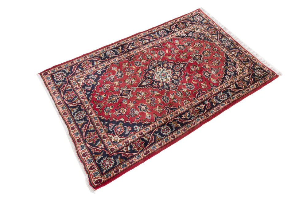 Perserteppich - Keshan - 150 x 100 cm - rot - Image 3