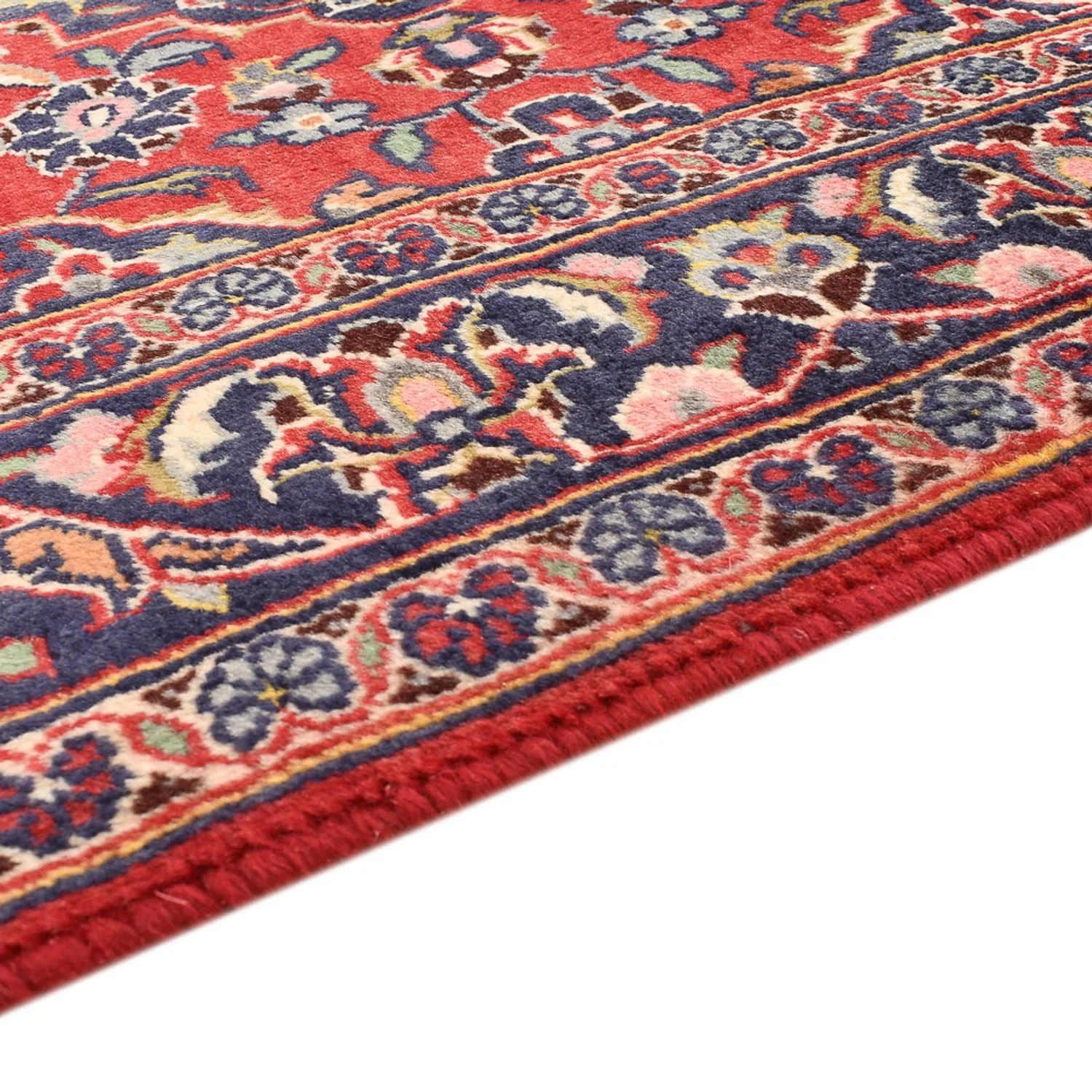 Perserteppich - Keshan - 150 x 97 cm - rot - Image 3